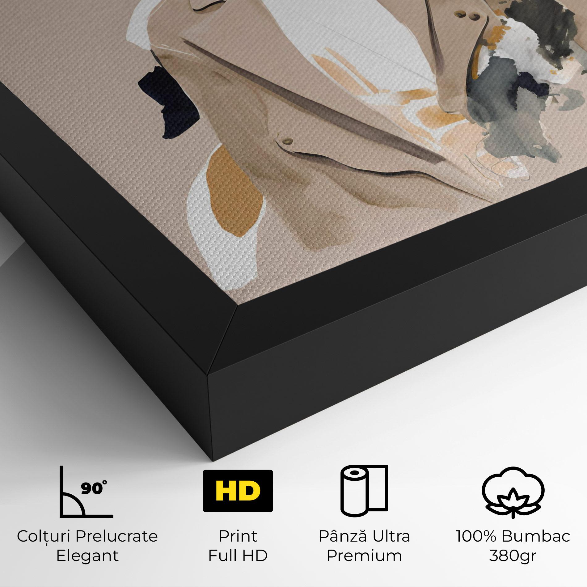Tablou Canvas Watercolor Stylish Model mockup 4