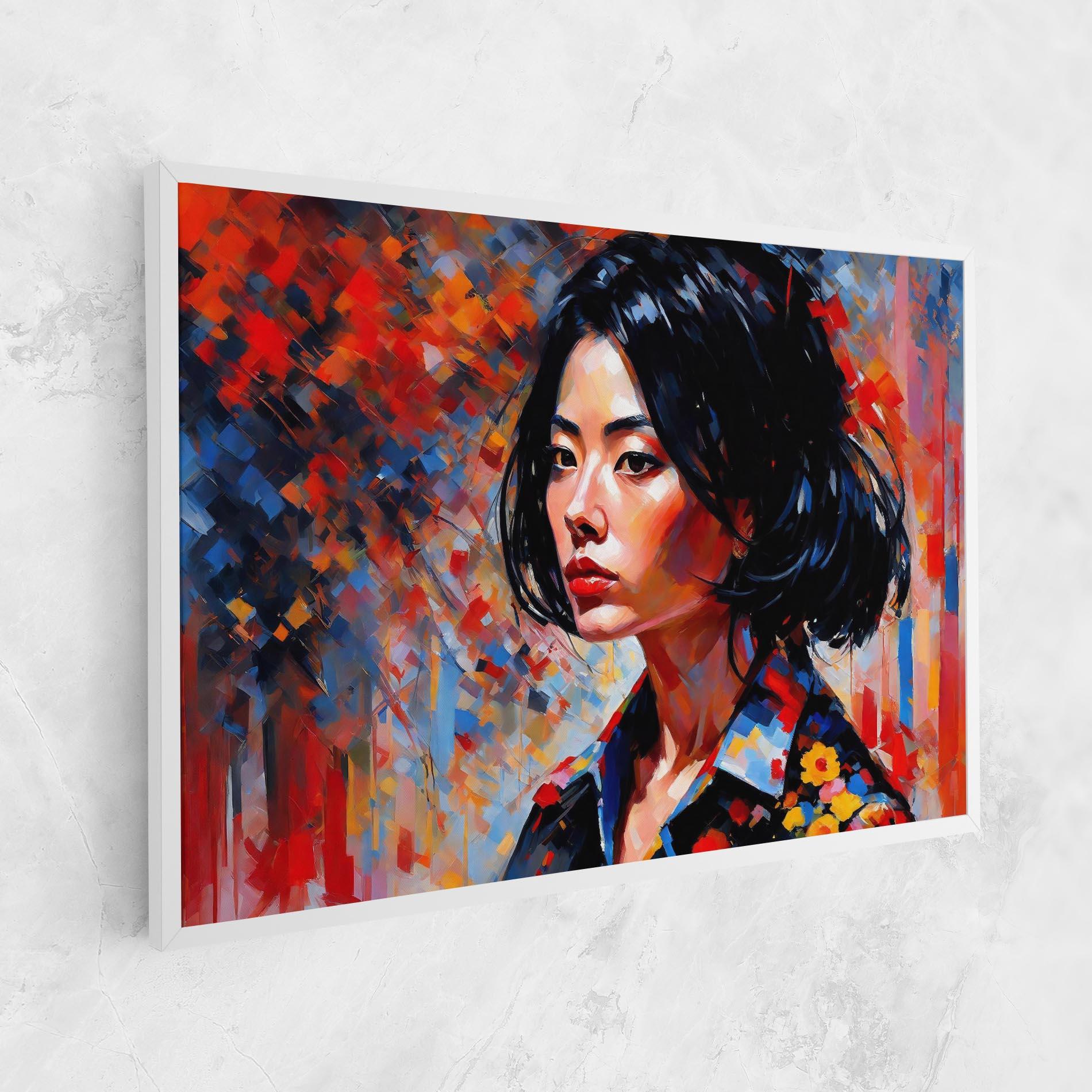 Tablou Canvas Beautiful Asian Woman mockup 1