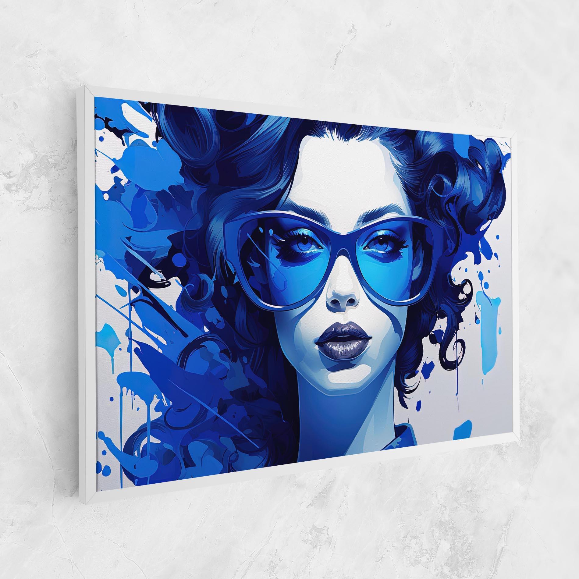 Tablou Canvas Big Blue Glasses mockup 1