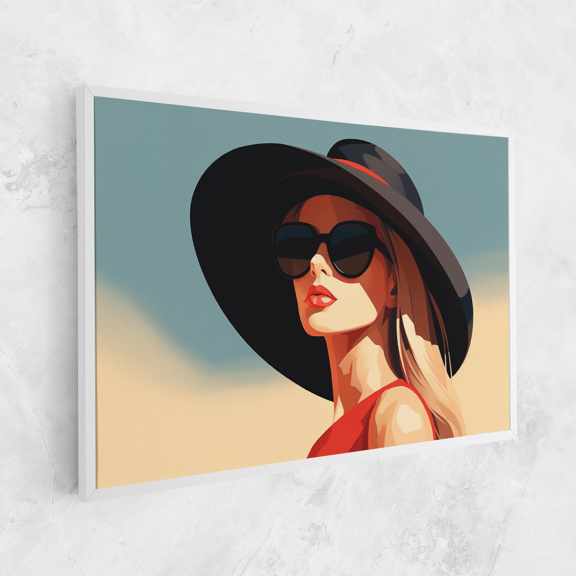 Tablou Canvas Caucasian Glamor Model mockup 1