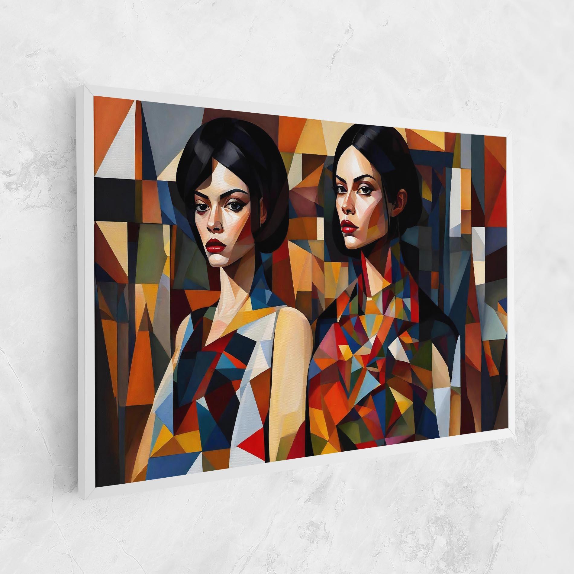 Tablou Canvas Young Abstract Women mockup 1