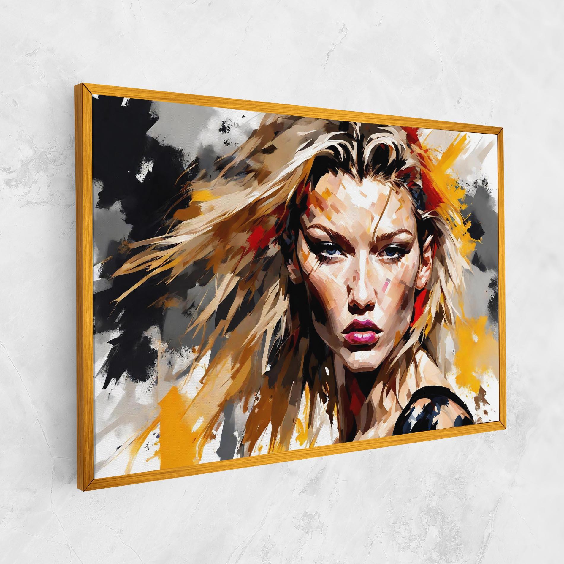 Tablou Canvas Blond Hair Splash mockup 1