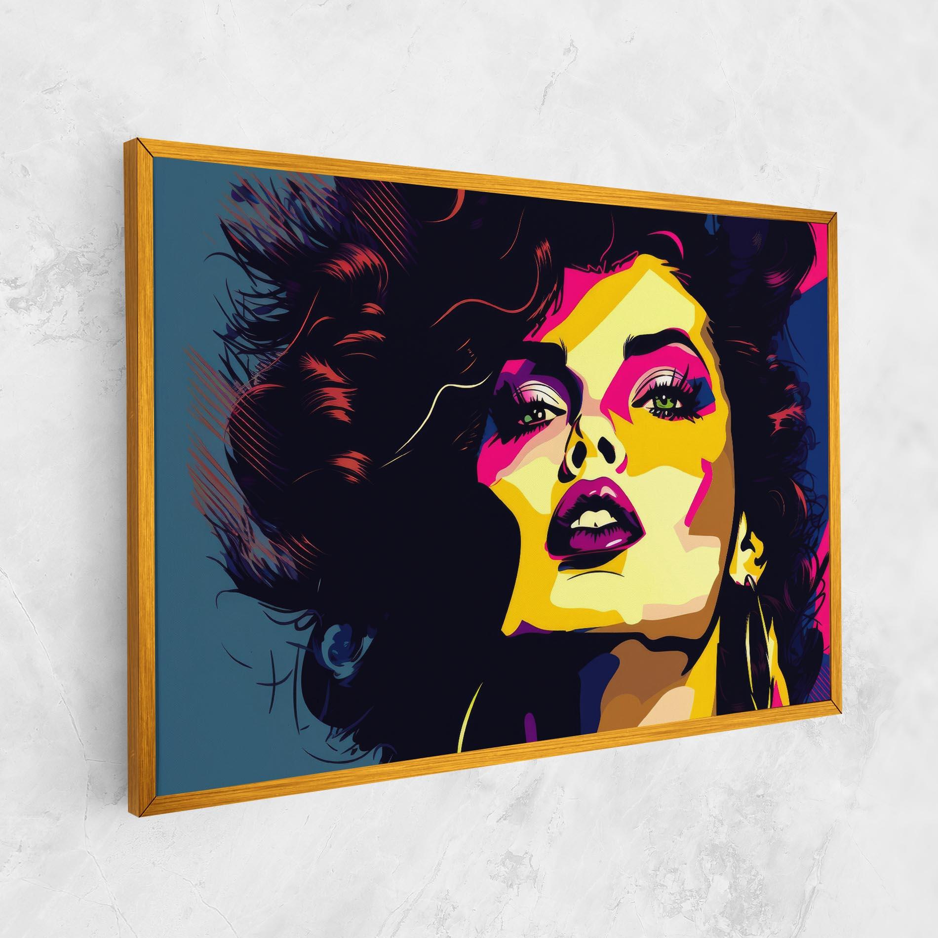 Tablou Canvas Pop Art Portrait Woman mockup 1