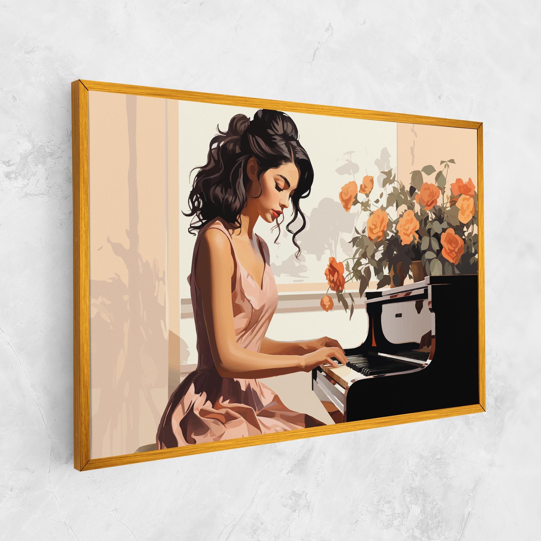 Tablou Canvas Singer Painting mockup 1