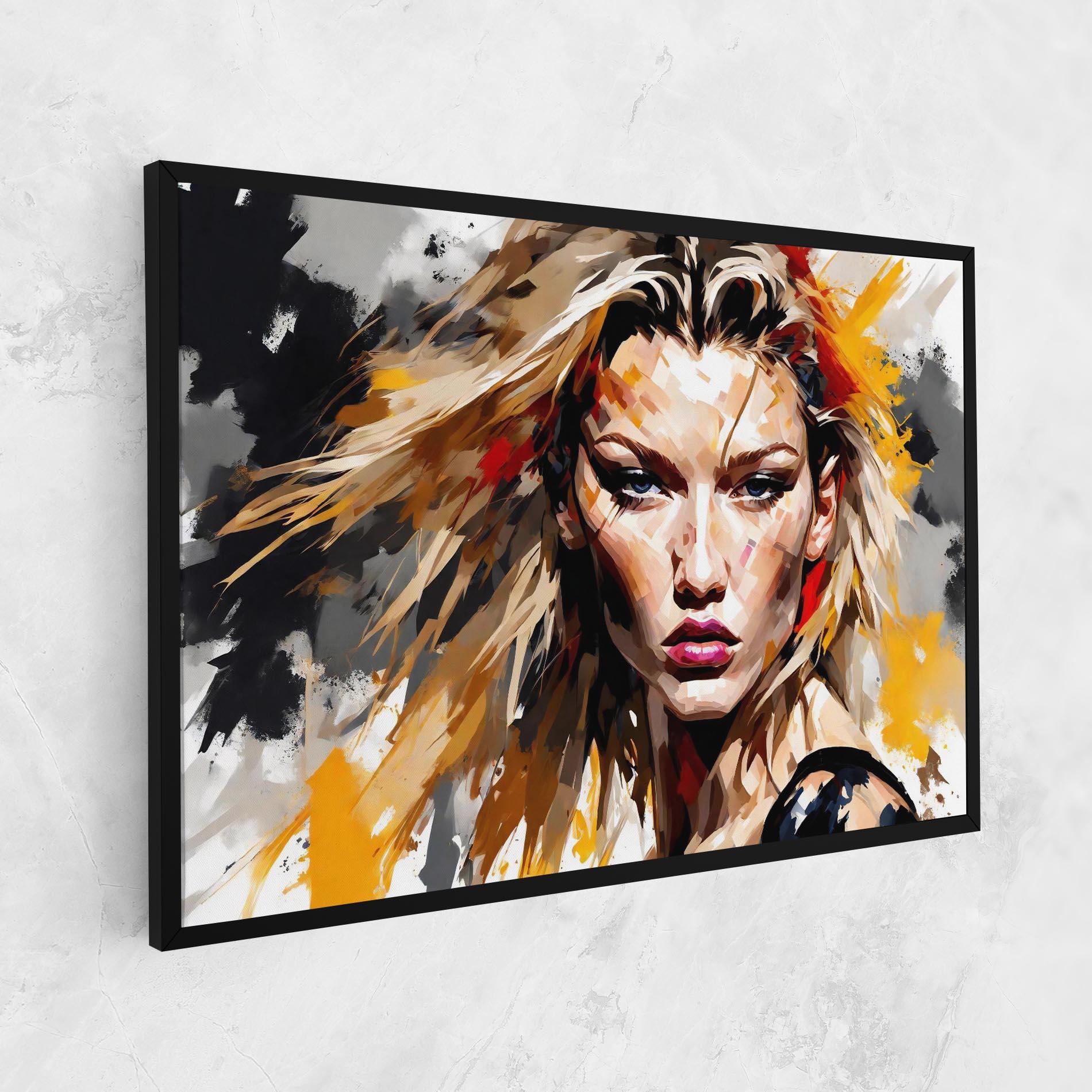 Tablou Canvas Blond Hair Splash mockup 1