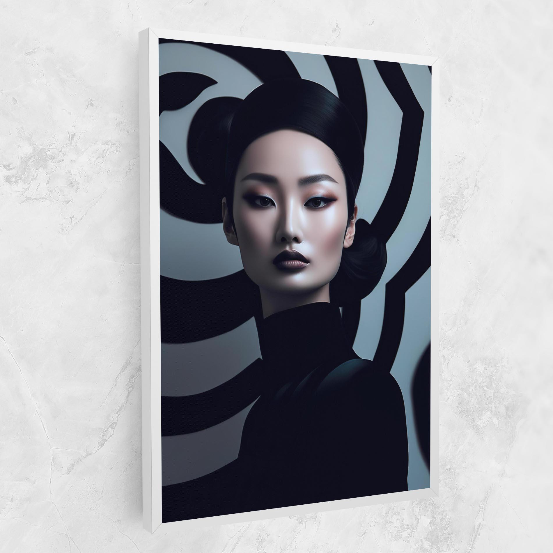 Tablou Canvas Asiatic Black Outfit mockup 1