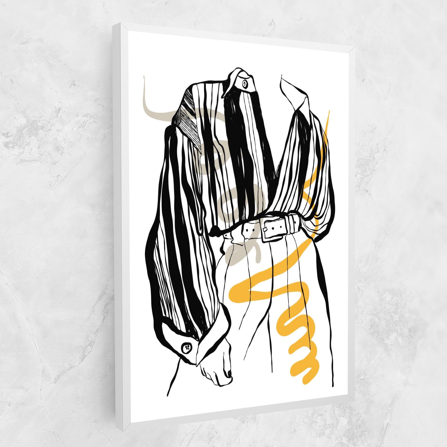 Tablou Canvas Modern Outfit Line mockup 1