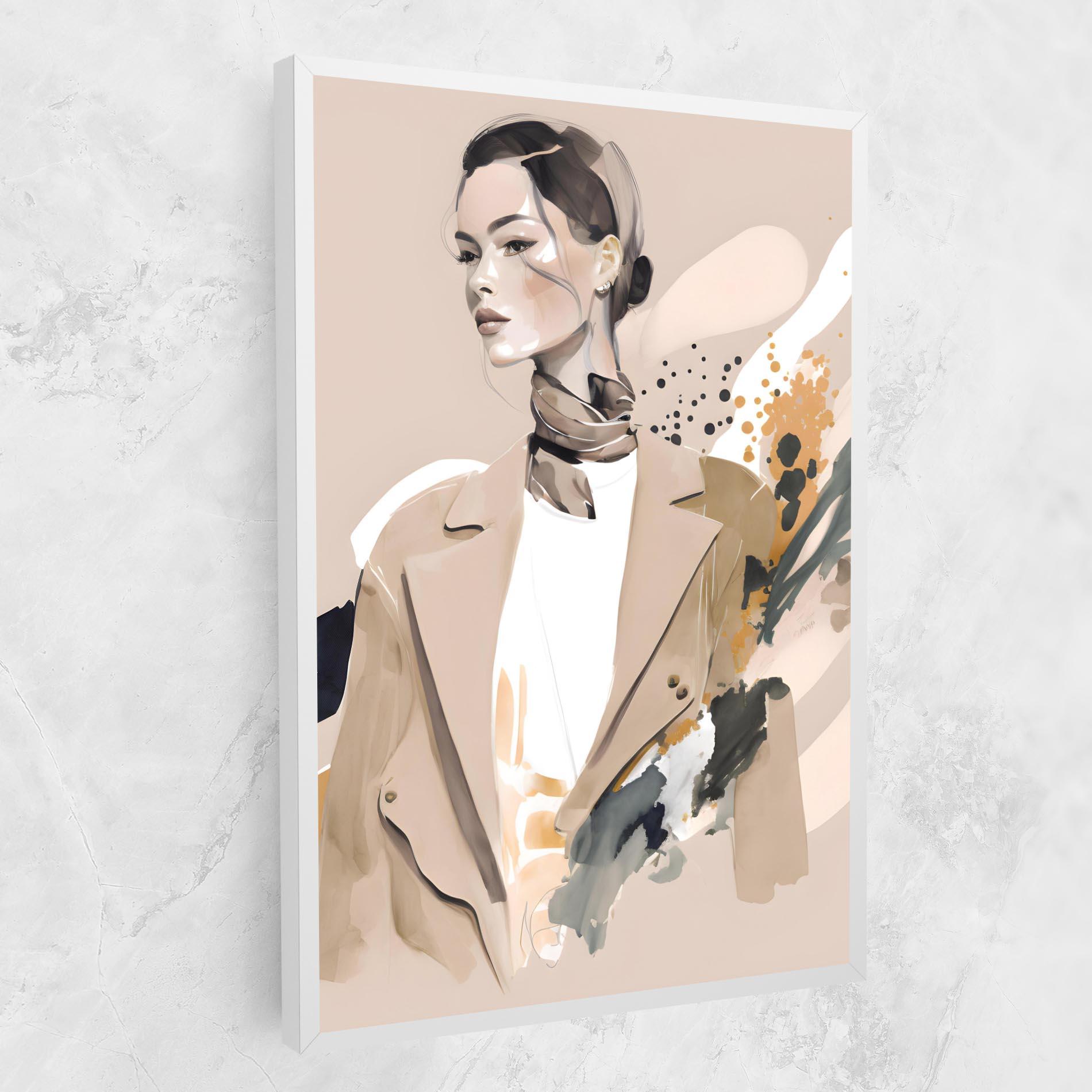 Tablou Canvas Watercolor Stylish Model mockup 1