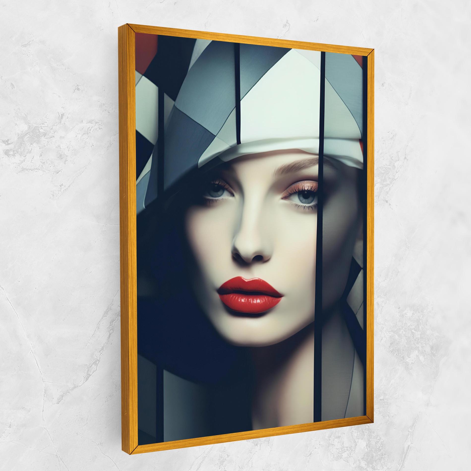 Tablou Canvas Big Juicy Lips Woman mockup 1
