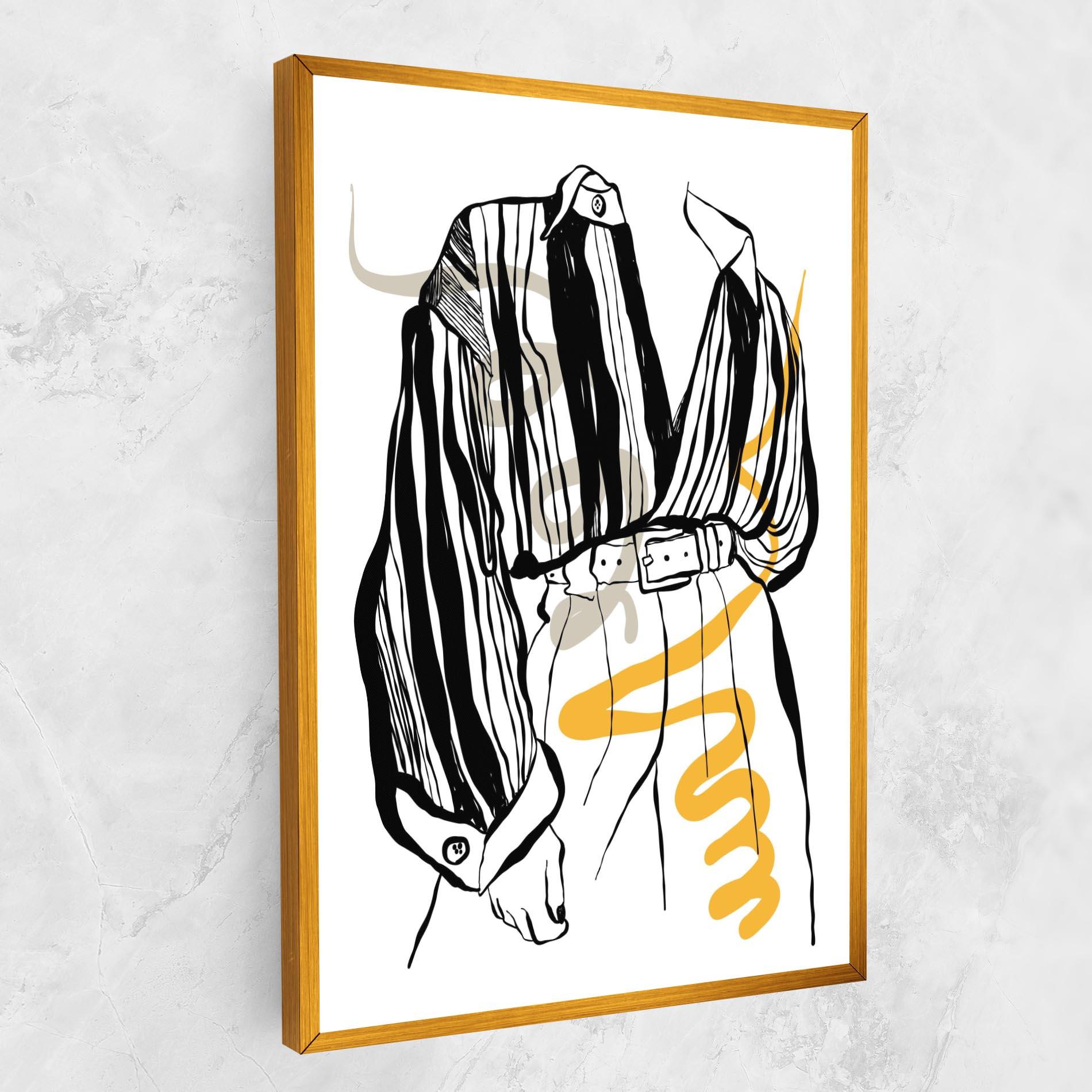 Tablou Canvas Modern Outfit Line mockup 1