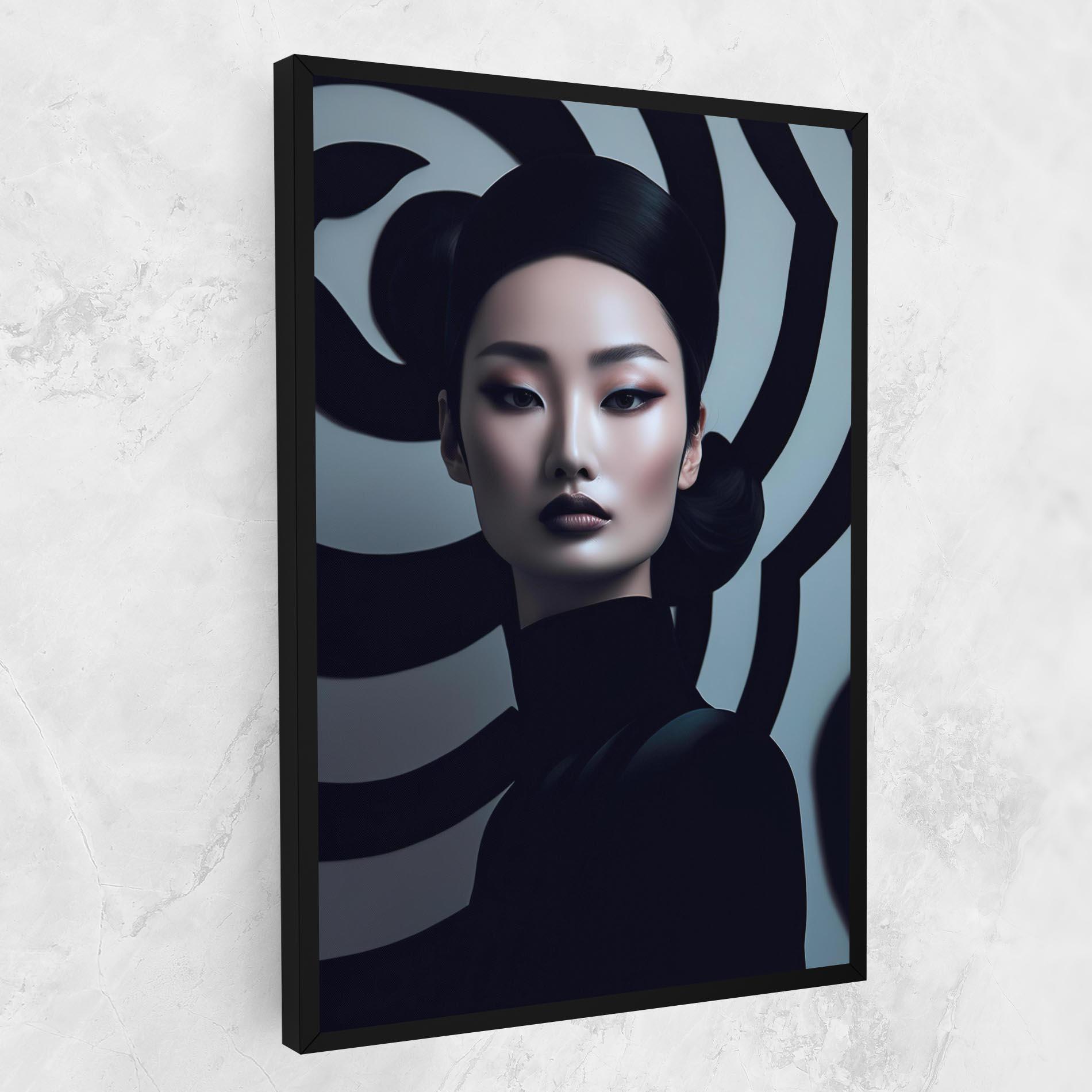 Tablou Canvas Asiatic Black Outfit mockup 1