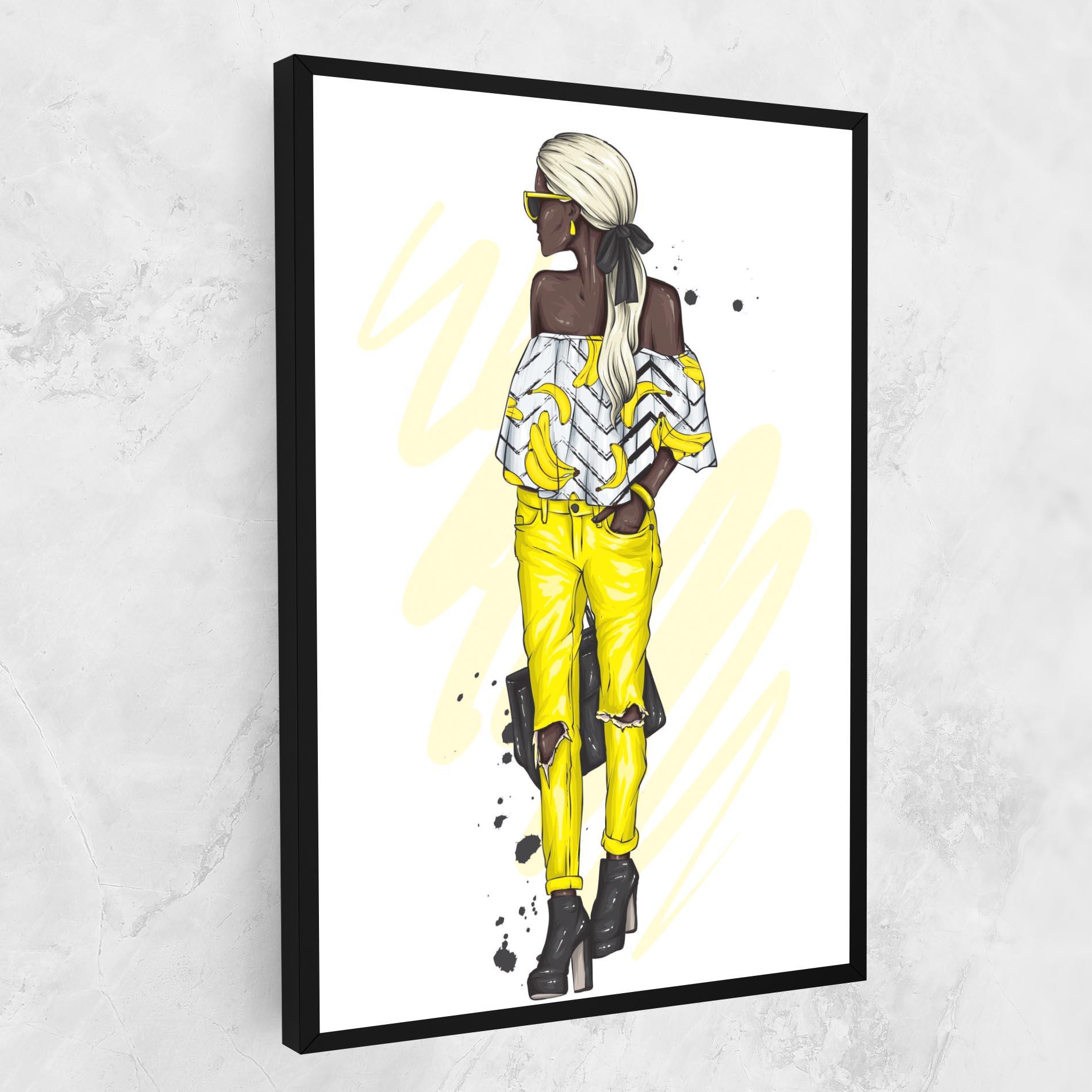 Tablou Canvas Banana Blouse mockup 1