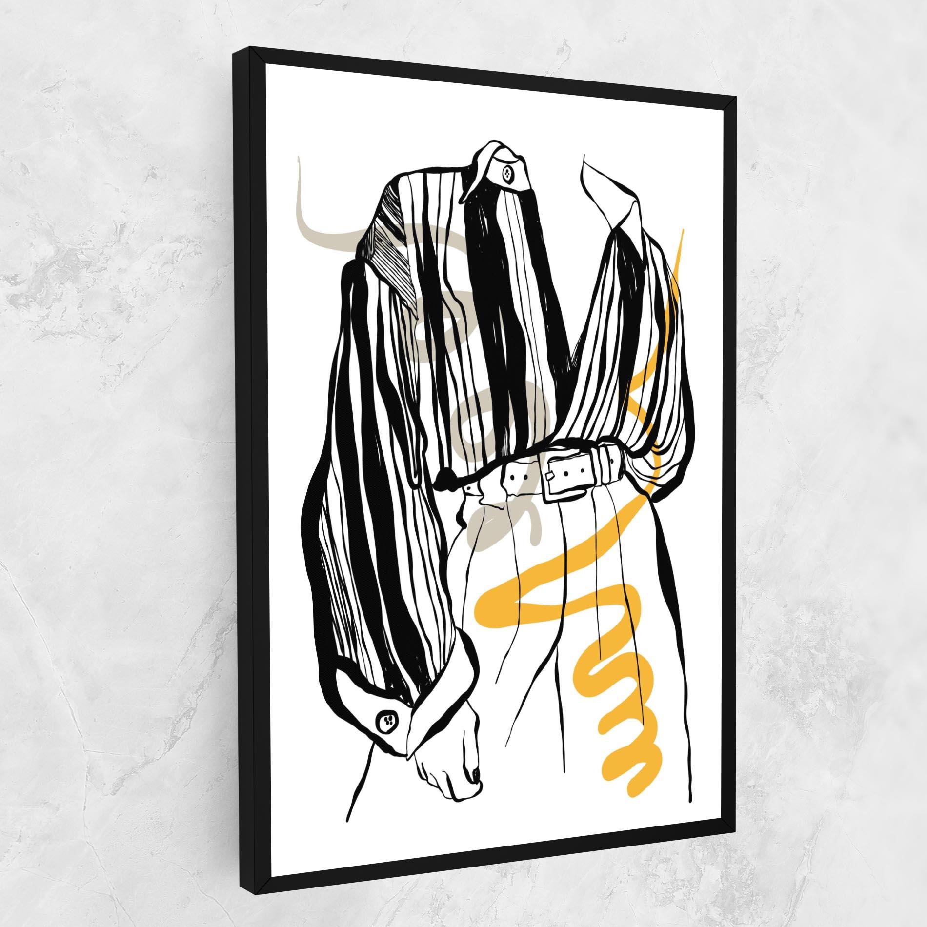 Tablou Canvas Modern Outfit Line mockup 1