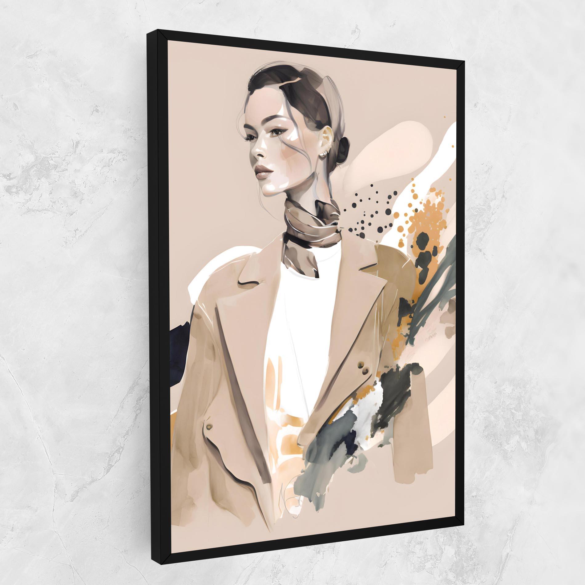 Tablou Canvas Watercolor Stylish Model mockup 1