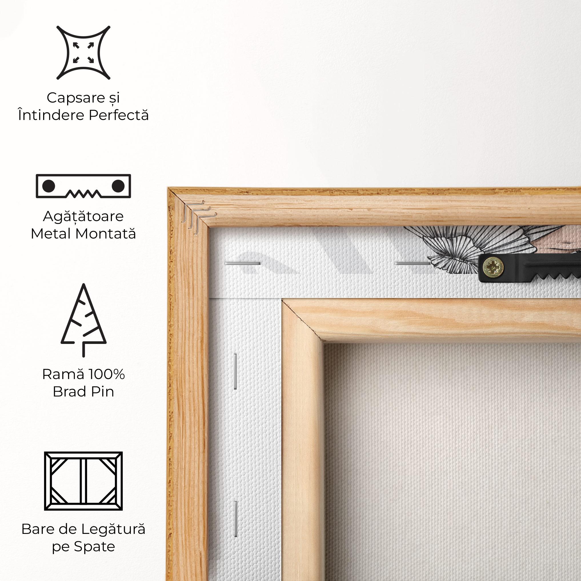 Tablou Canvas Tall Black Pants mockup 5