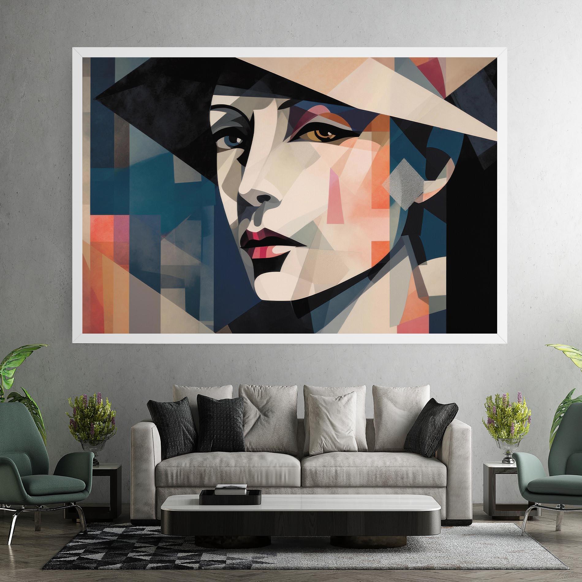 Tablou Canvas Chicago Portrait mockup 7