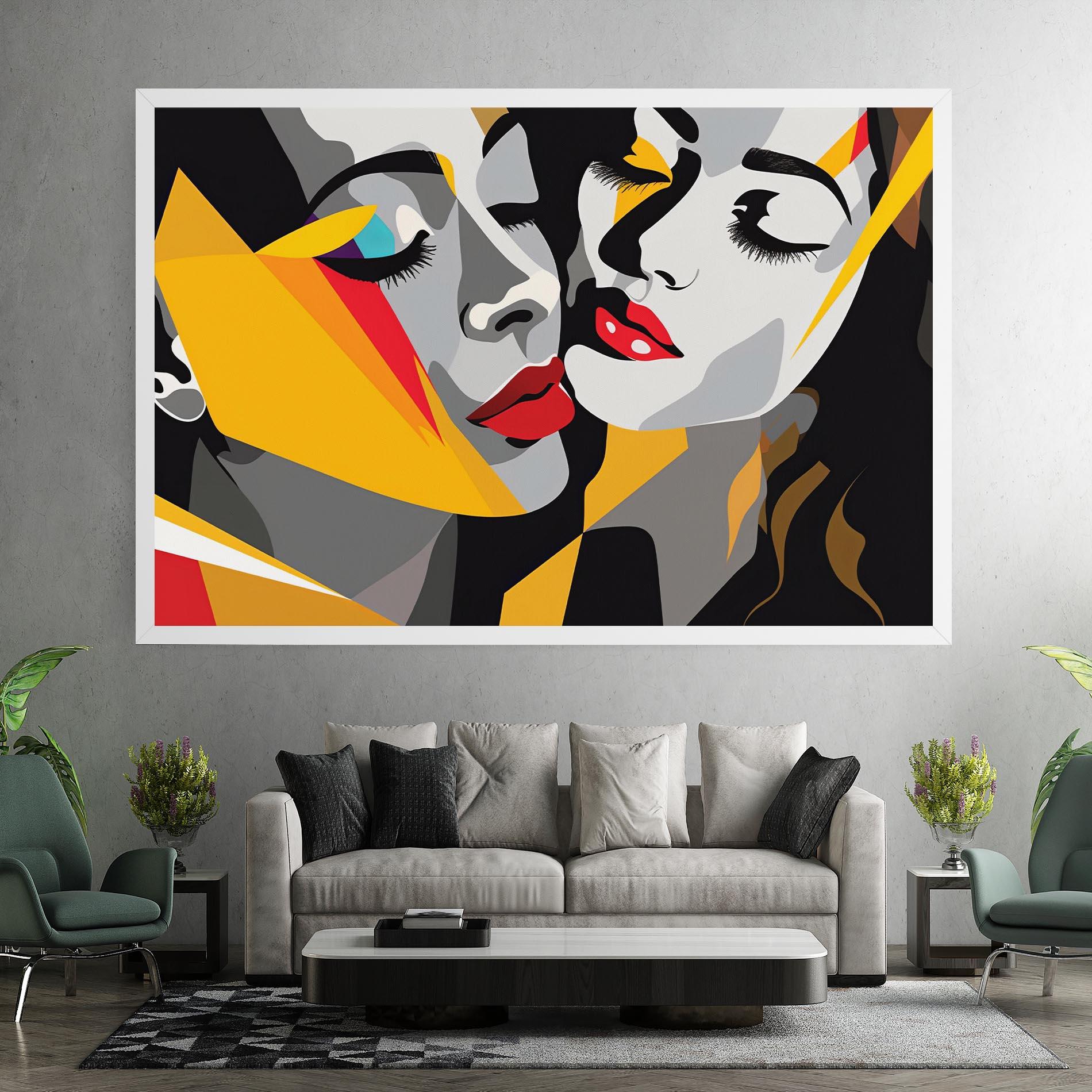 Tablou Canvas Dreamy Modern Female mockup 7