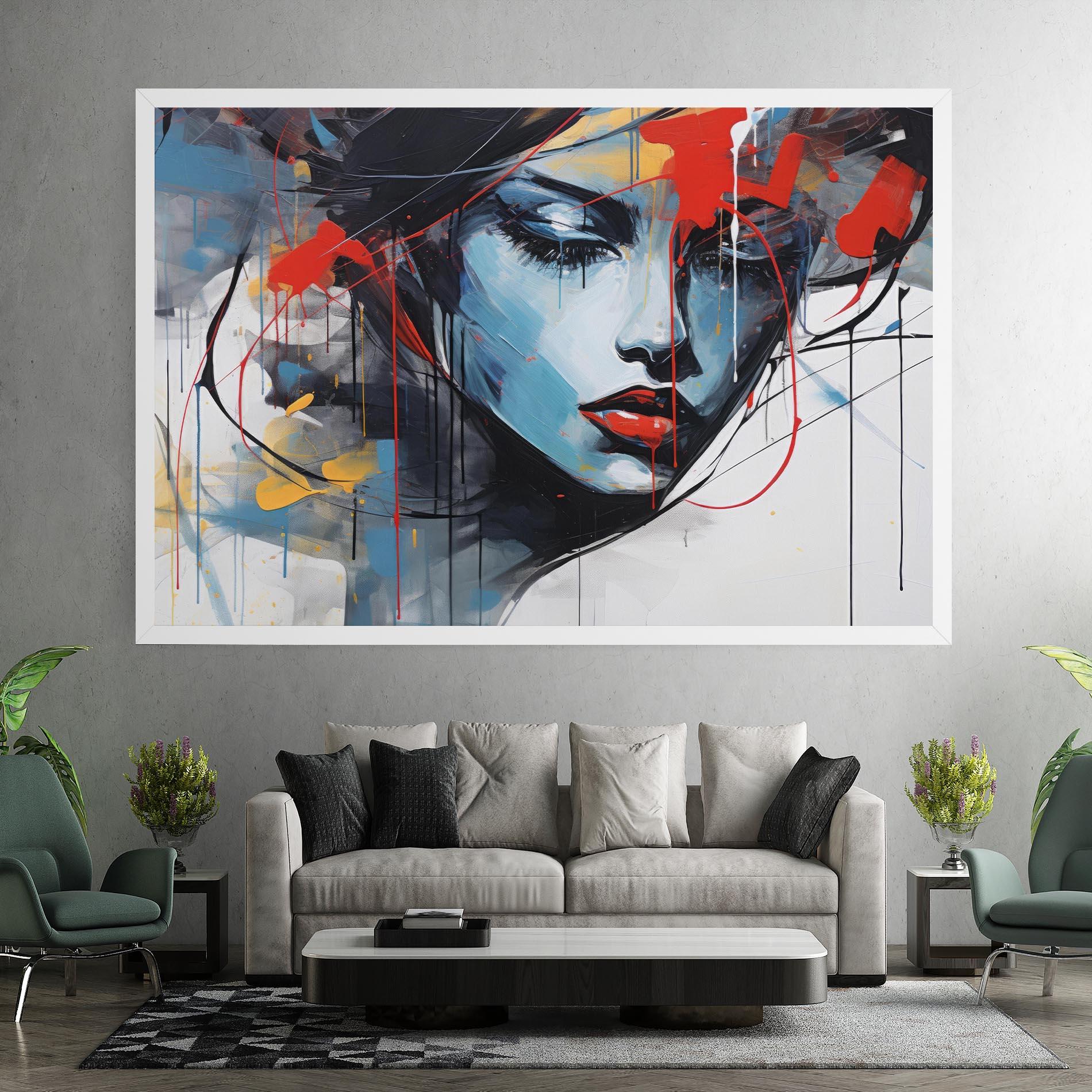 Tablou Canvas Edgy Woman mockup 7