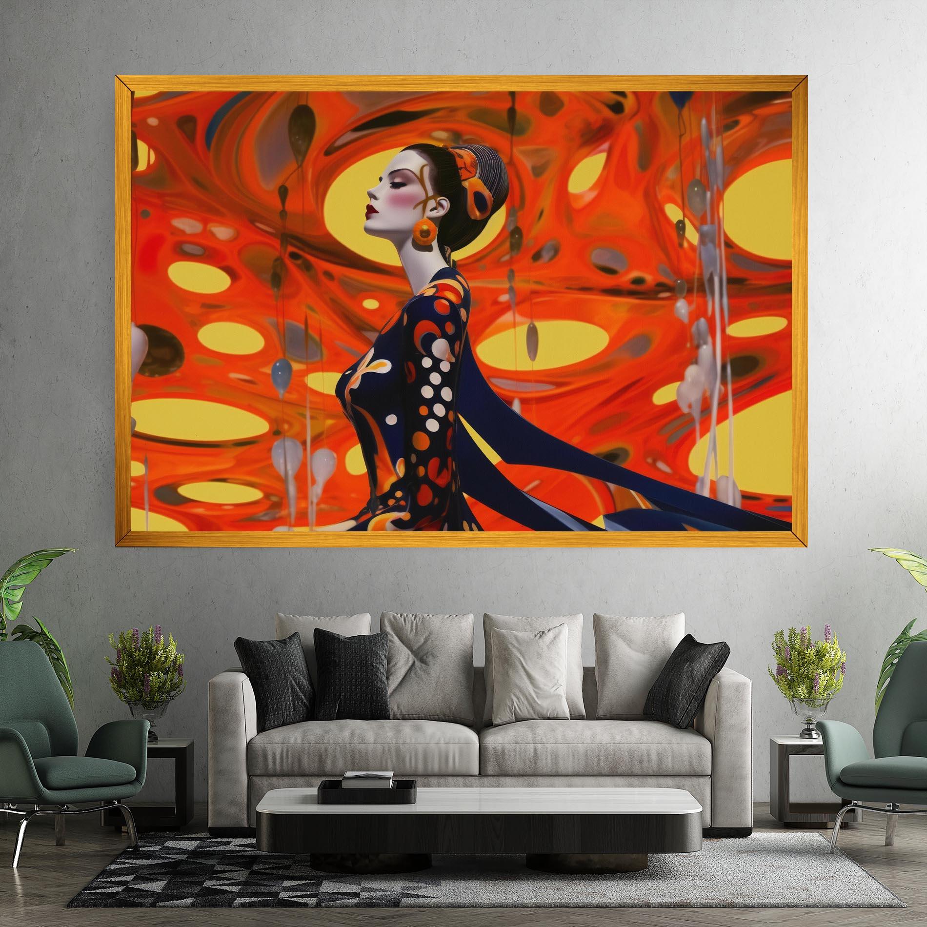 Tablou Canvas Big Orange Accesories mockup 7