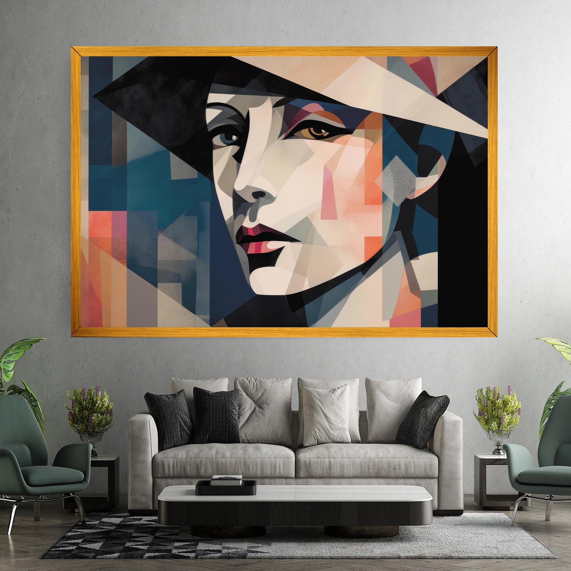 Tablou Canvas Chicago Portrait mockup 7