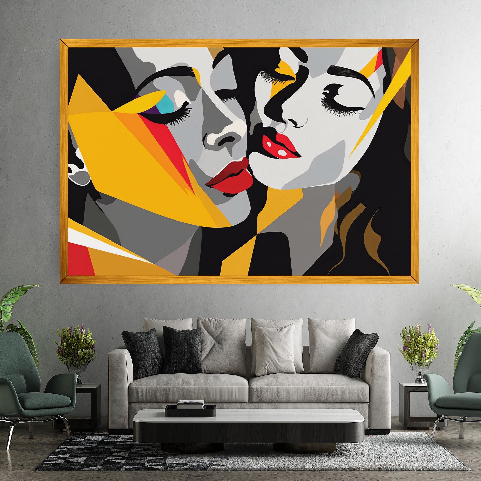 Tablou Canvas Dreamy Modern Female mockup 7