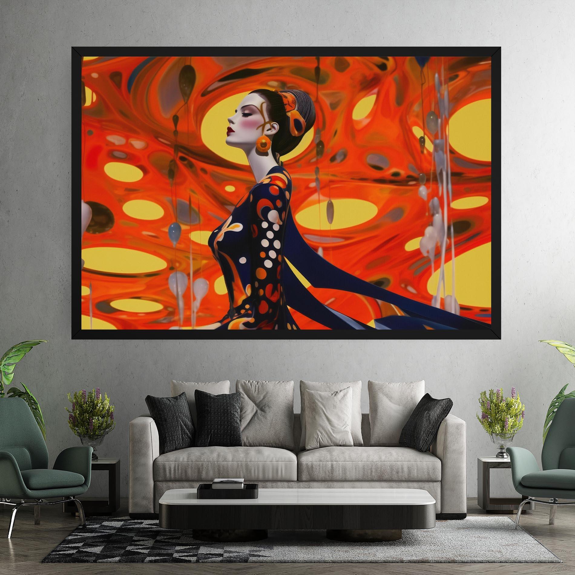 Tablou Canvas Big Orange Accesories mockup 7