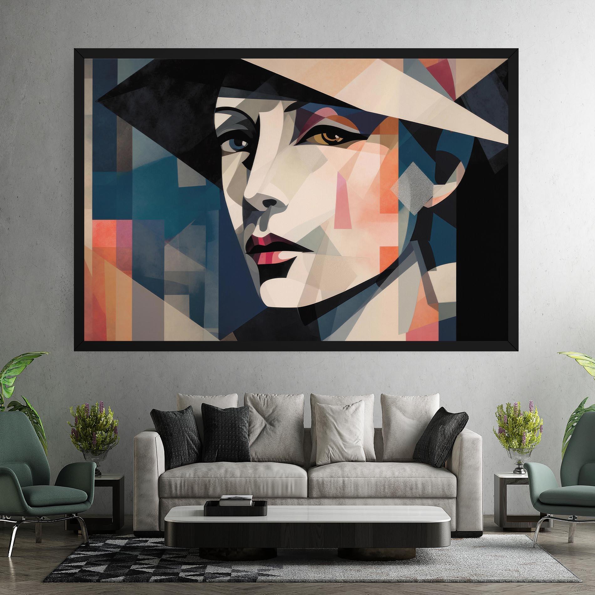 Tablou Canvas Chicago Portrait mockup 7