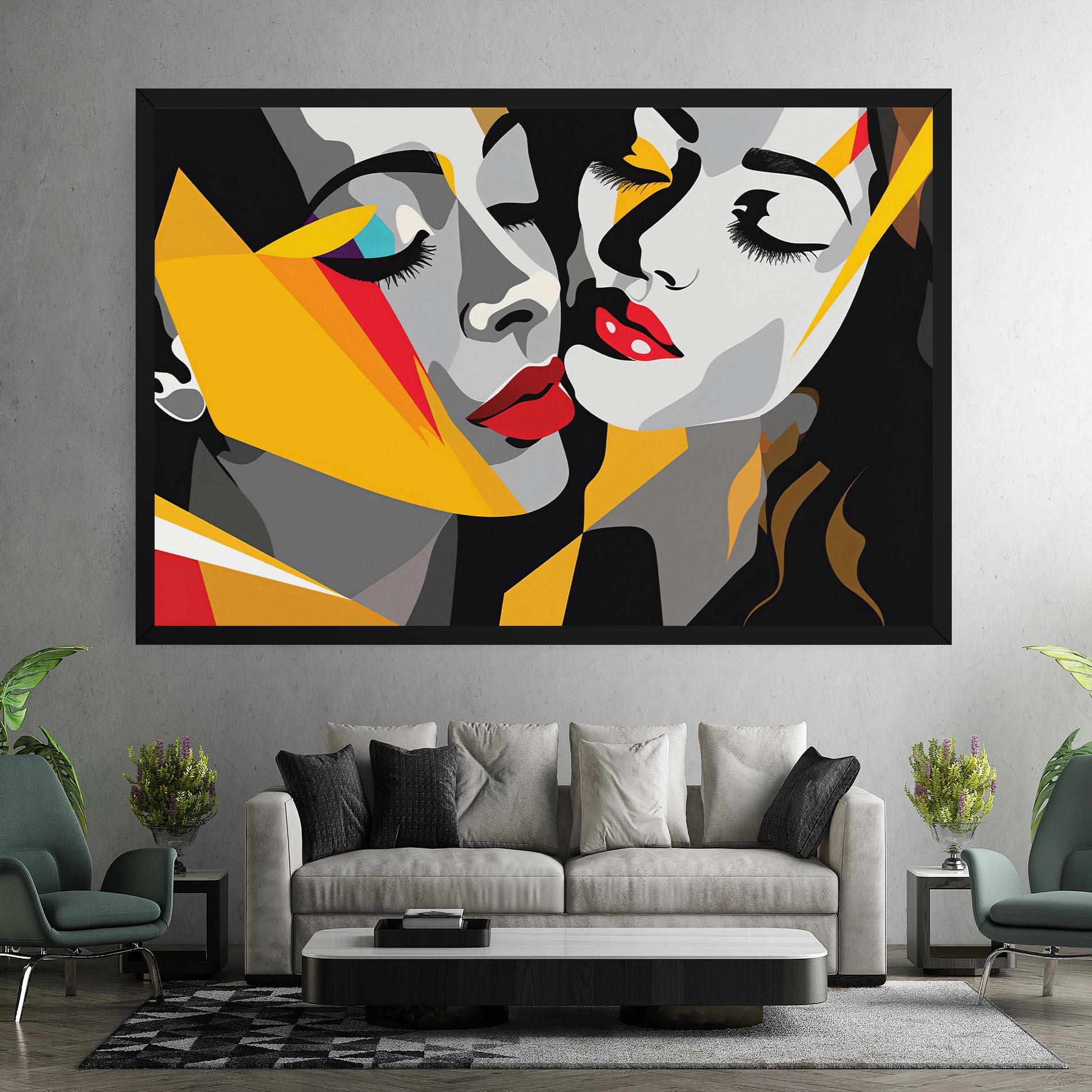 Tablou Canvas Dreamy Modern Female mockup 7