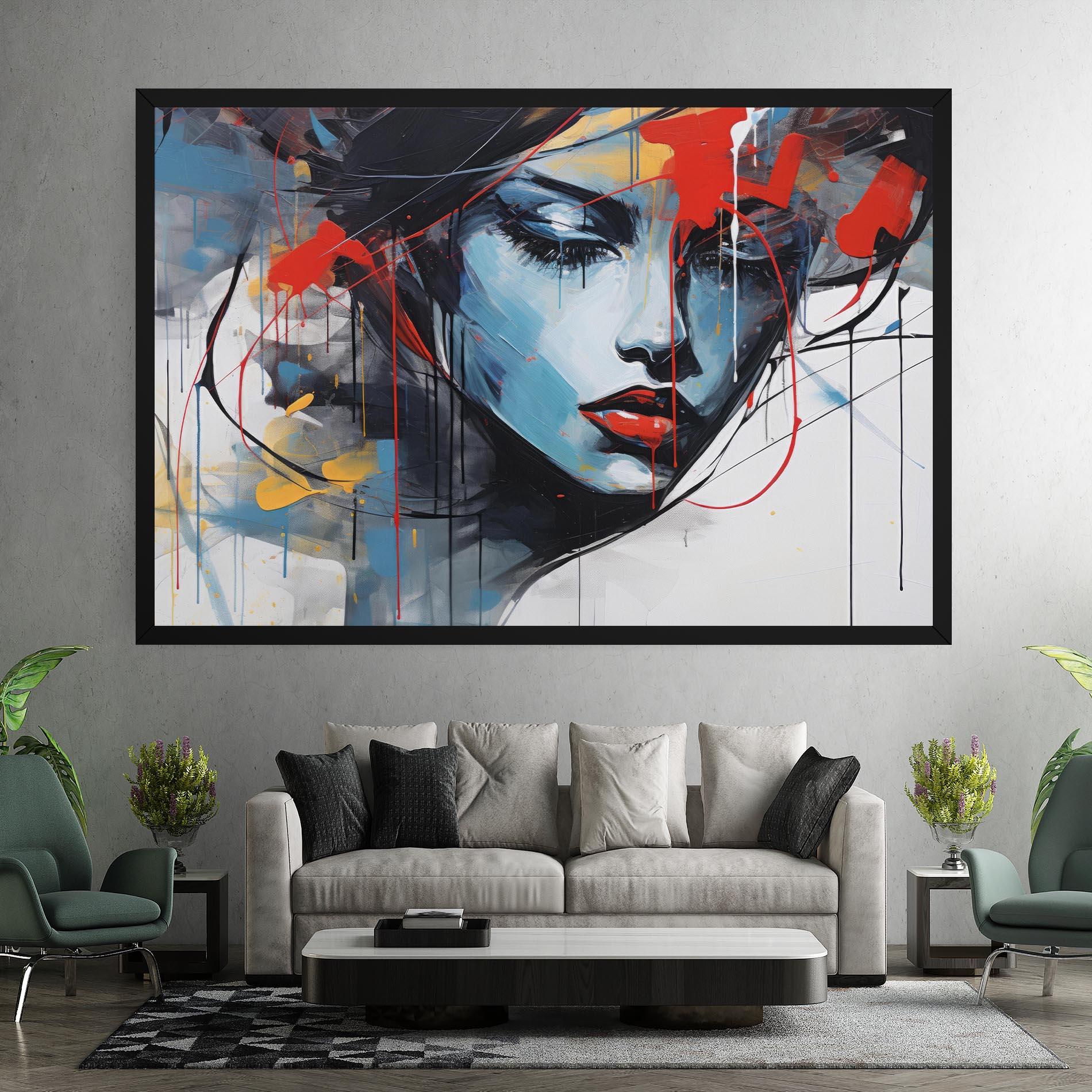 Tablou Canvas Edgy Woman mockup 7