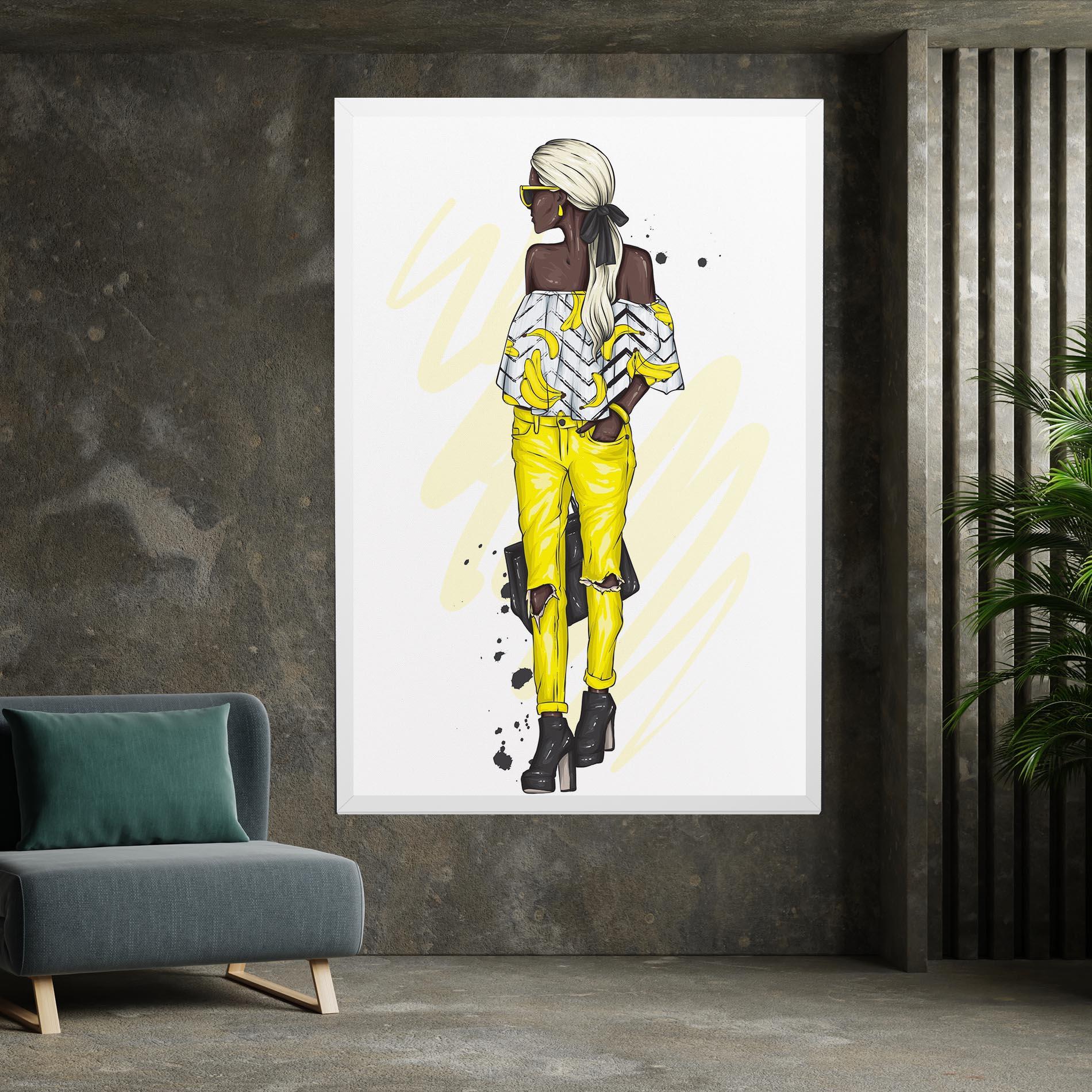 Tablou Canvas Banana Blouse mockup 7