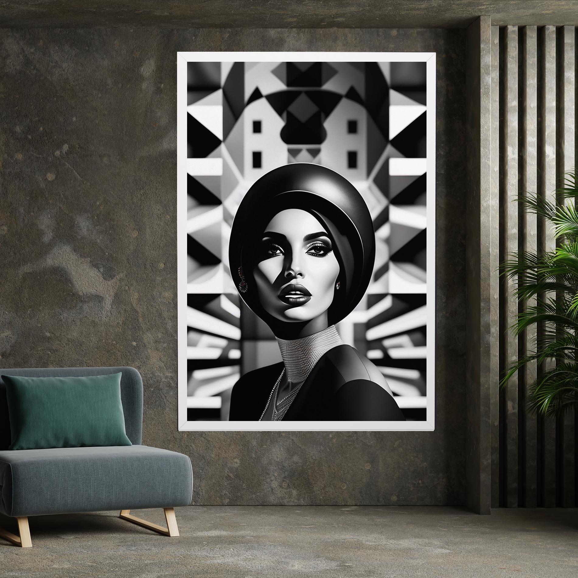 Tablou Canvas Big Black Hat mockup 7