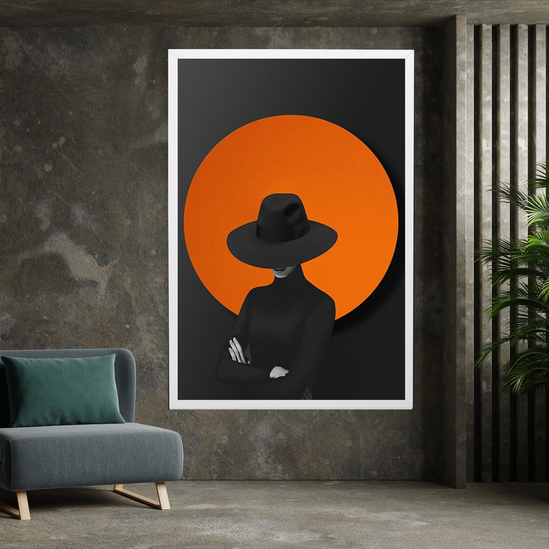 Tablou Canvas Black Fashion mockup 7