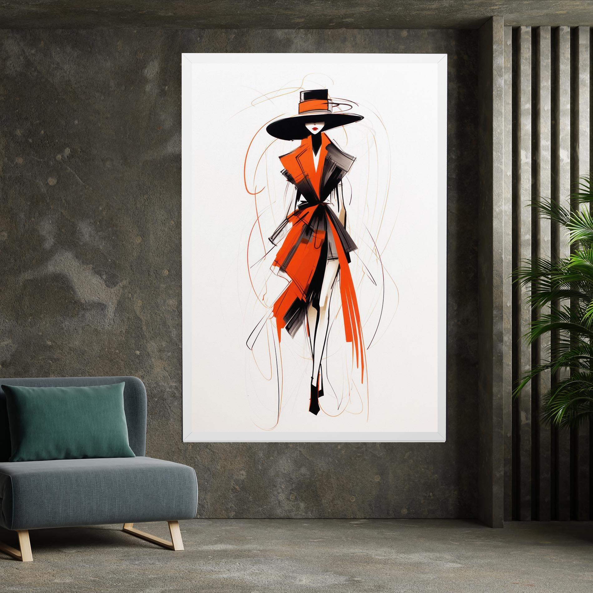 Tablou Canvas Handdrawn Doodle mockup 7