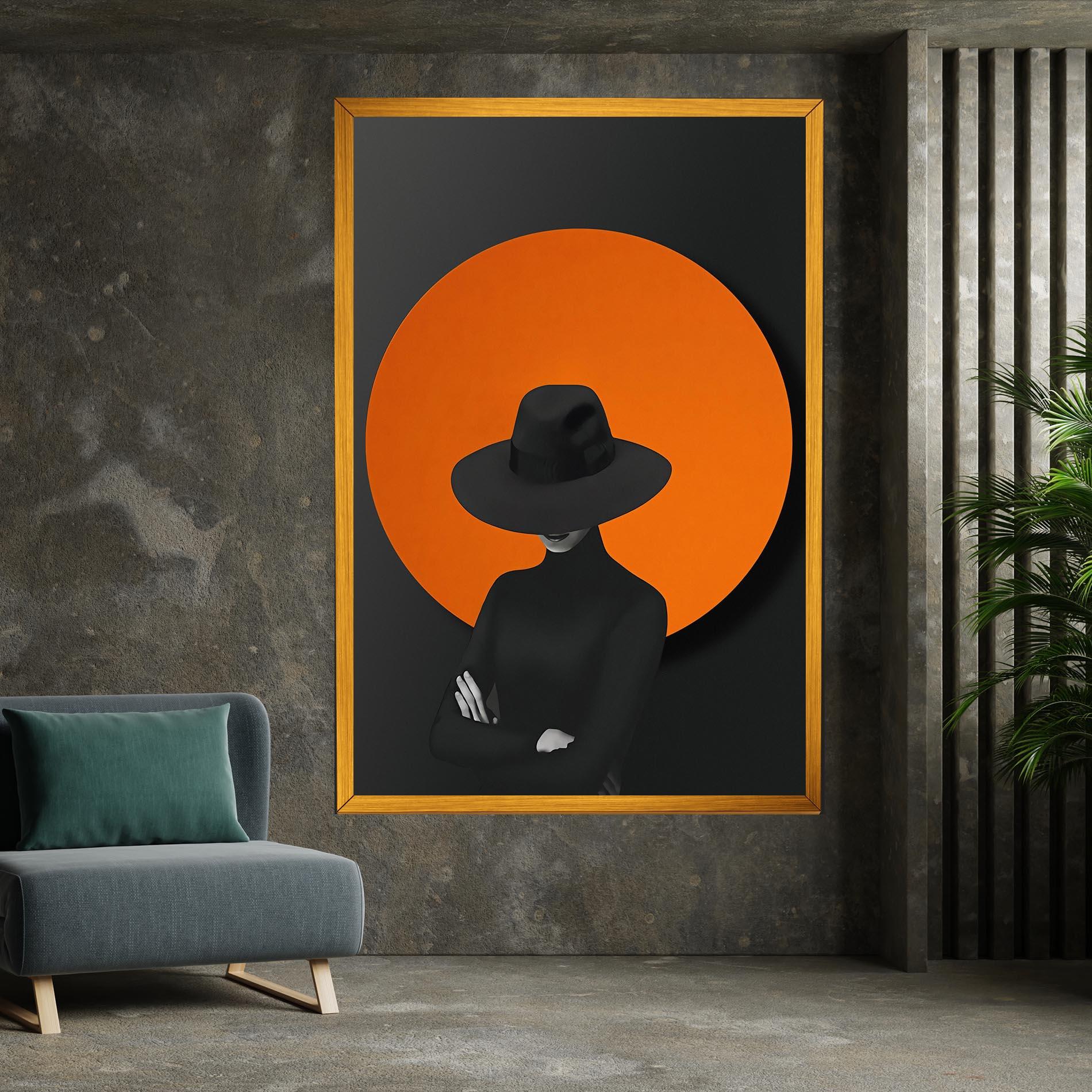 Tablou Canvas Black Fashion mockup 7