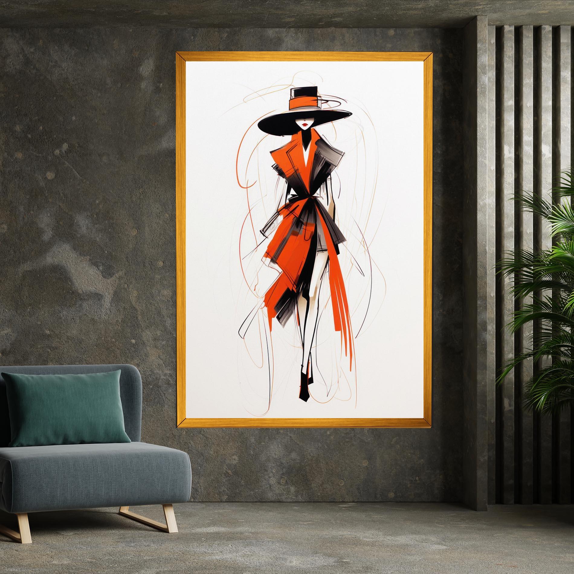 Tablou Canvas Handdrawn Doodle mockup 7