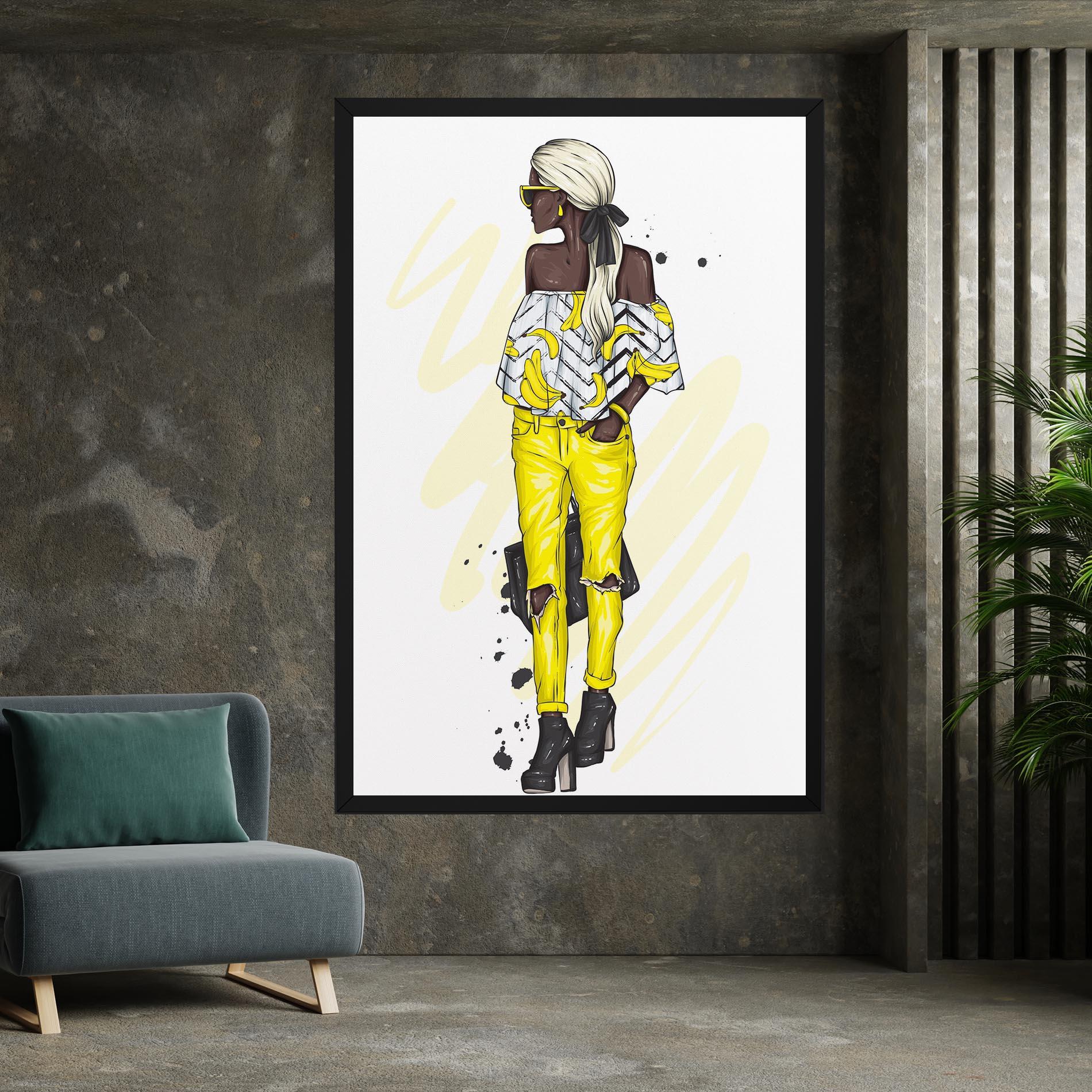 Tablou Canvas Banana Blouse mockup 7