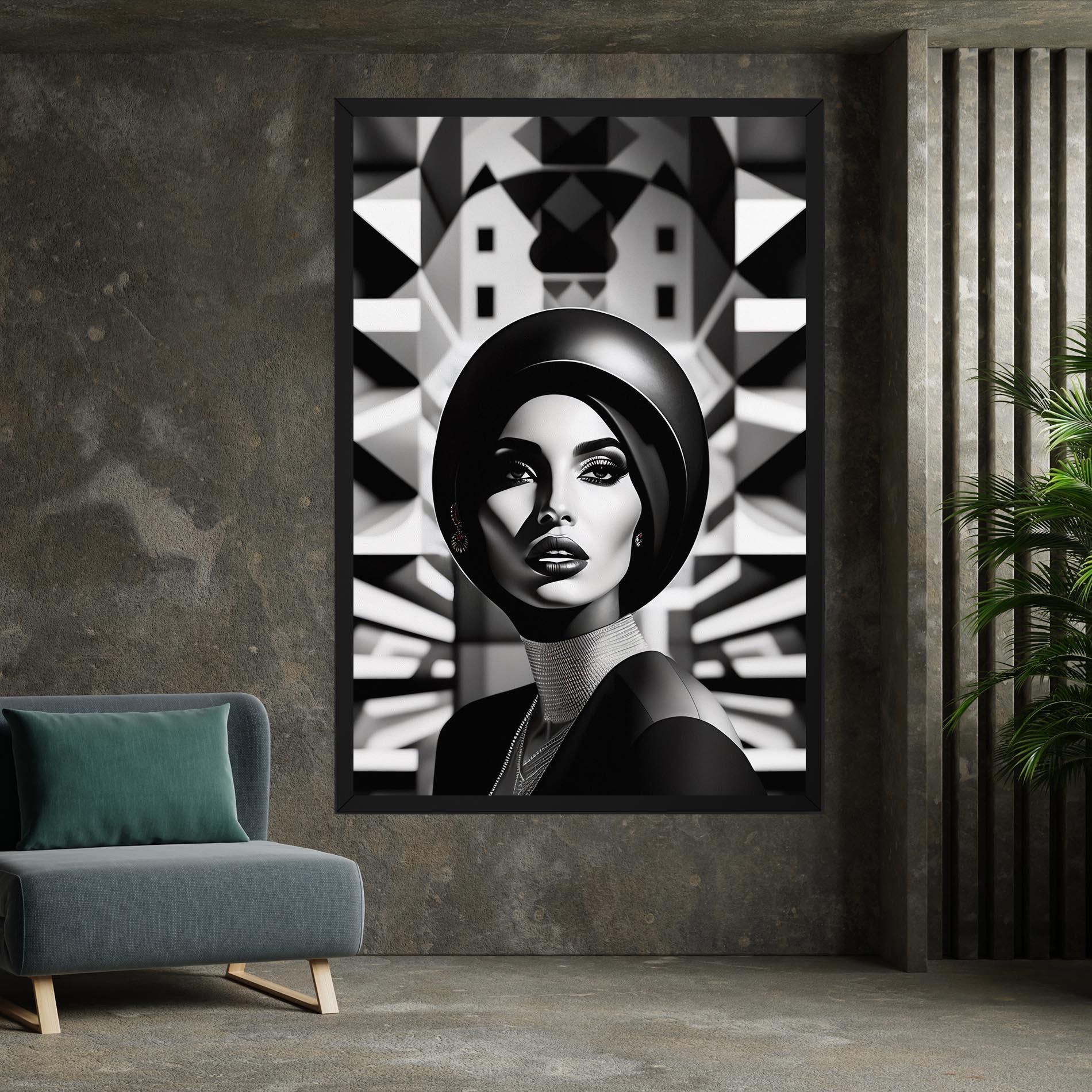 Tablou Canvas Big Black Hat mockup 7