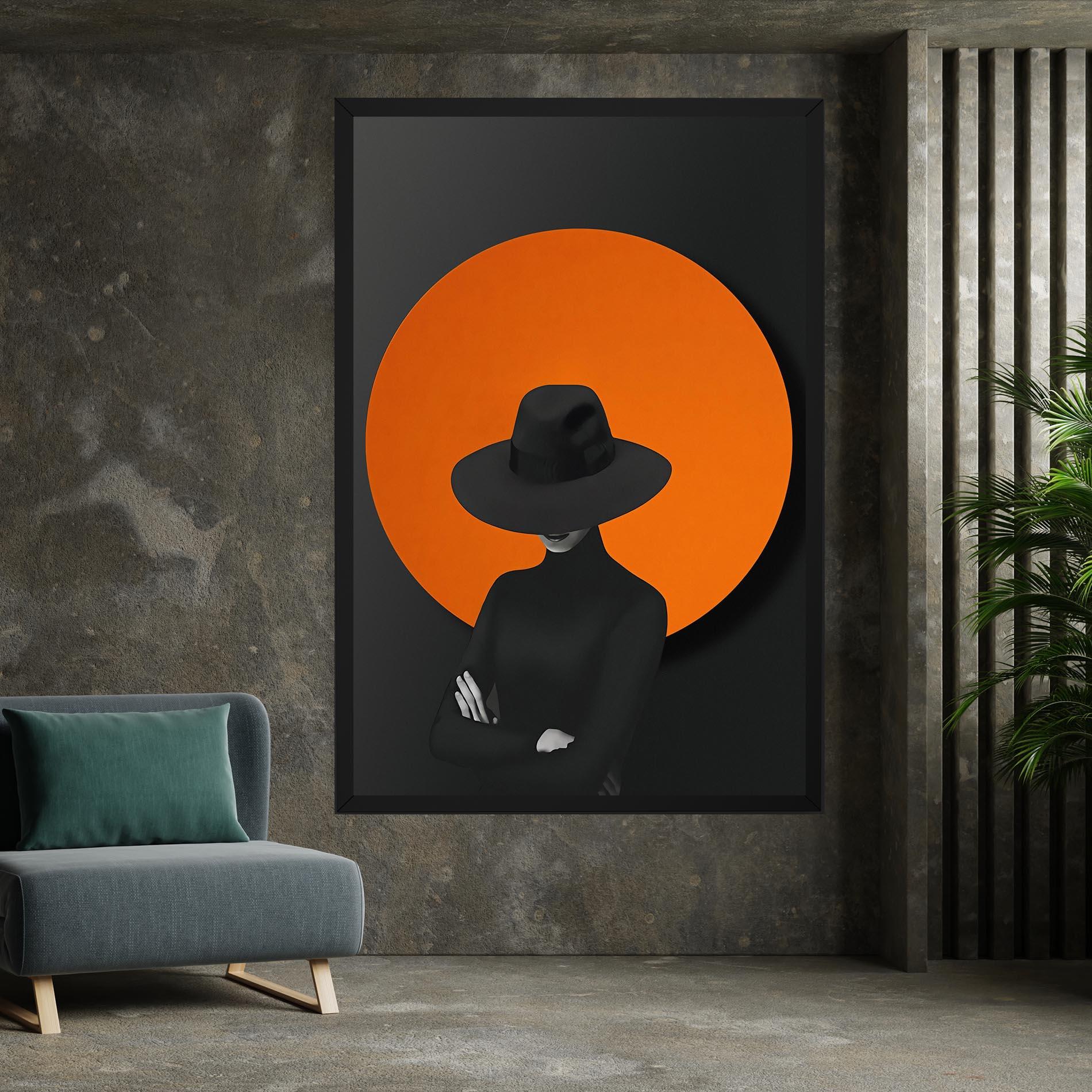 Tablou Canvas Black Fashion mockup 7