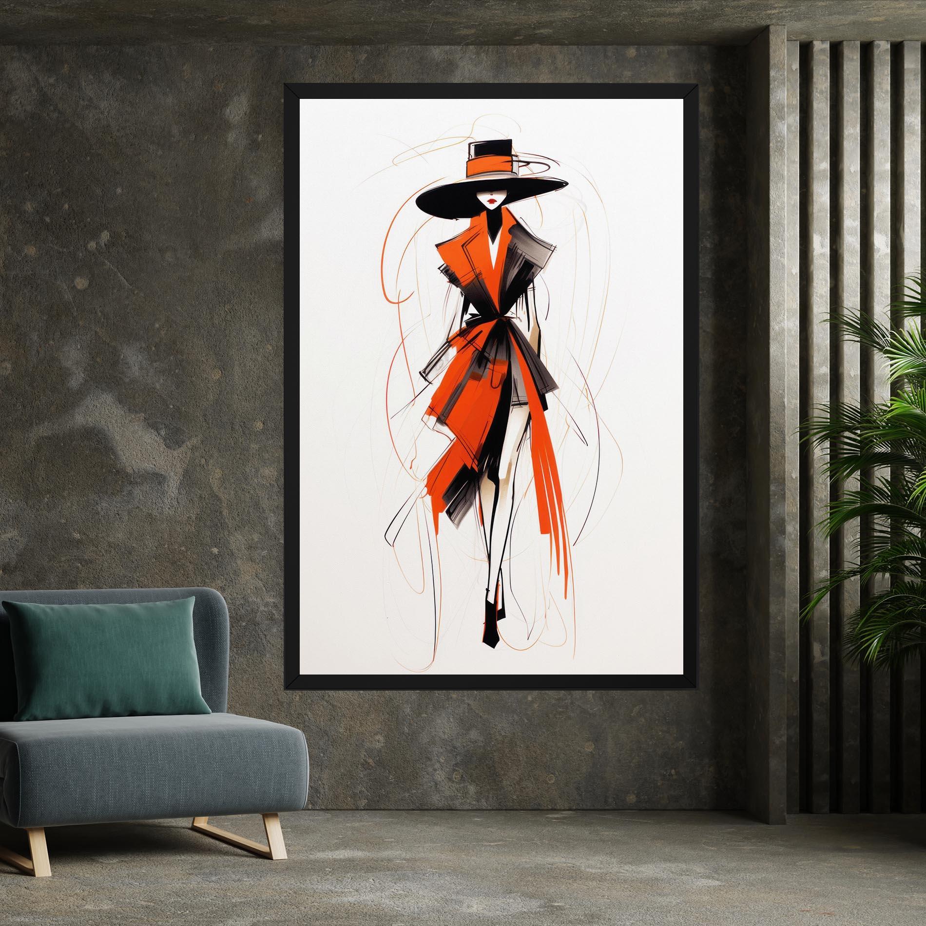 Tablou Canvas Handdrawn Doodle mockup 7