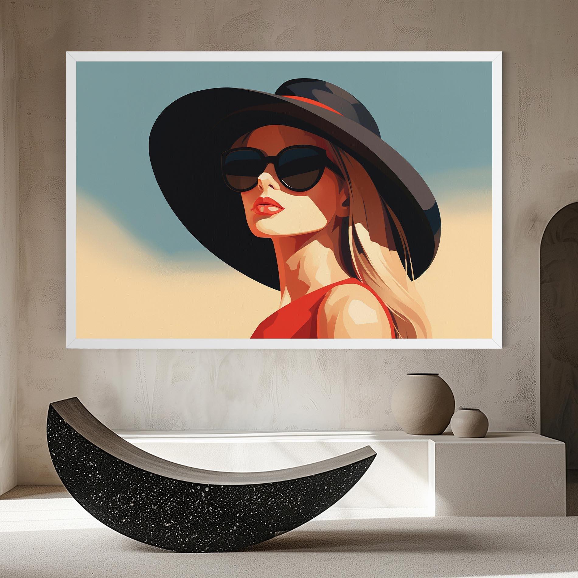 Tablou Canvas Caucasian Glamor Model mockup 8