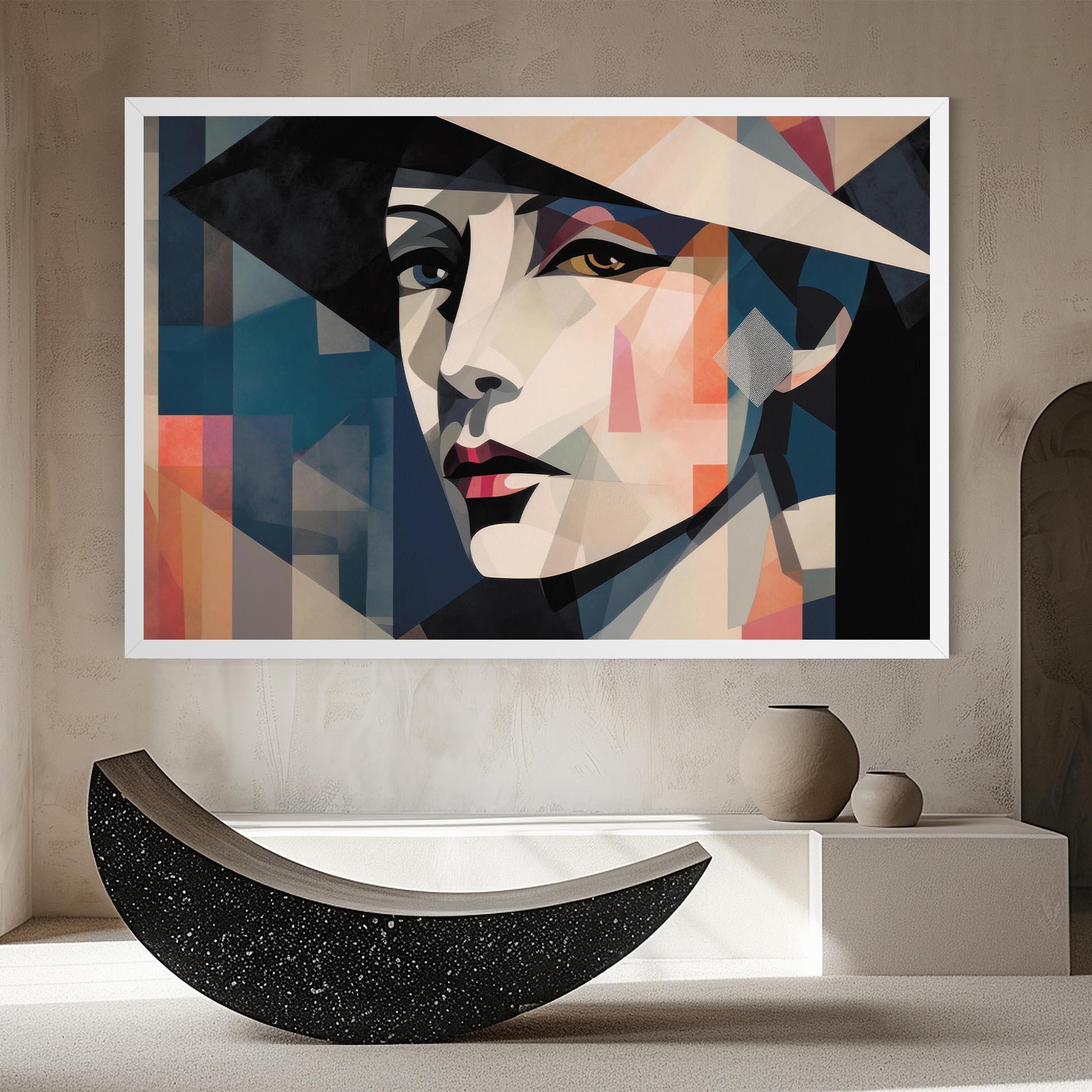 Tablou Canvas Chicago Portrait mockup 8