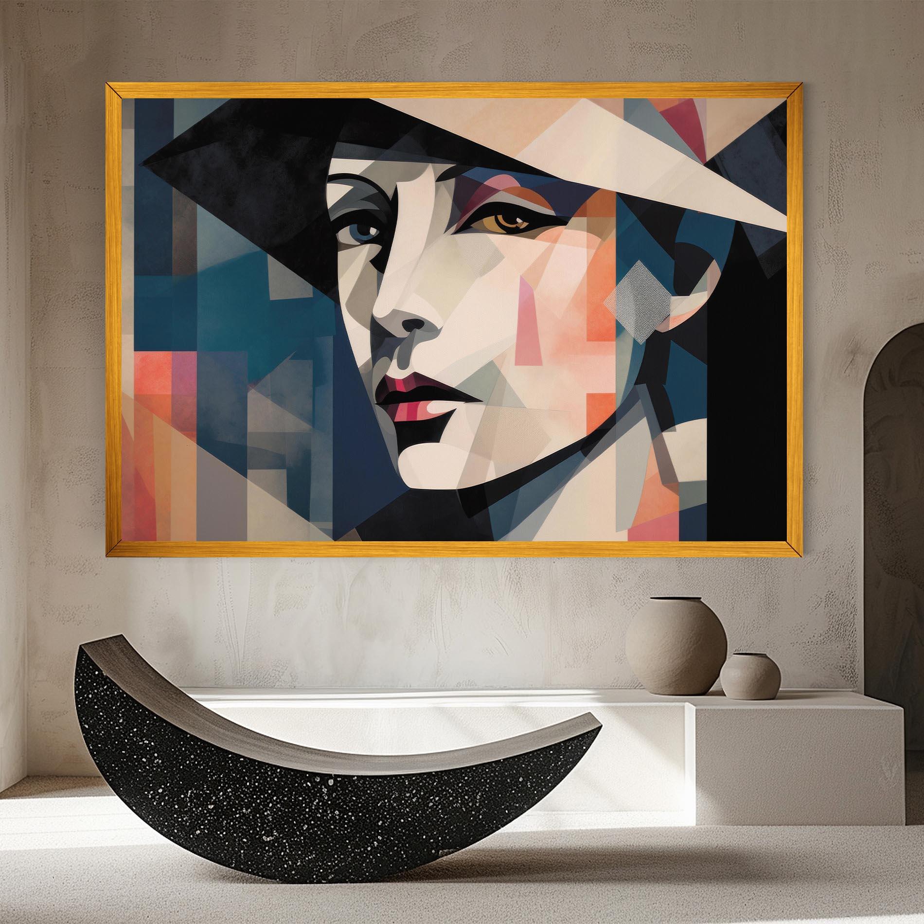 Tablou Canvas Chicago Portrait mockup 8