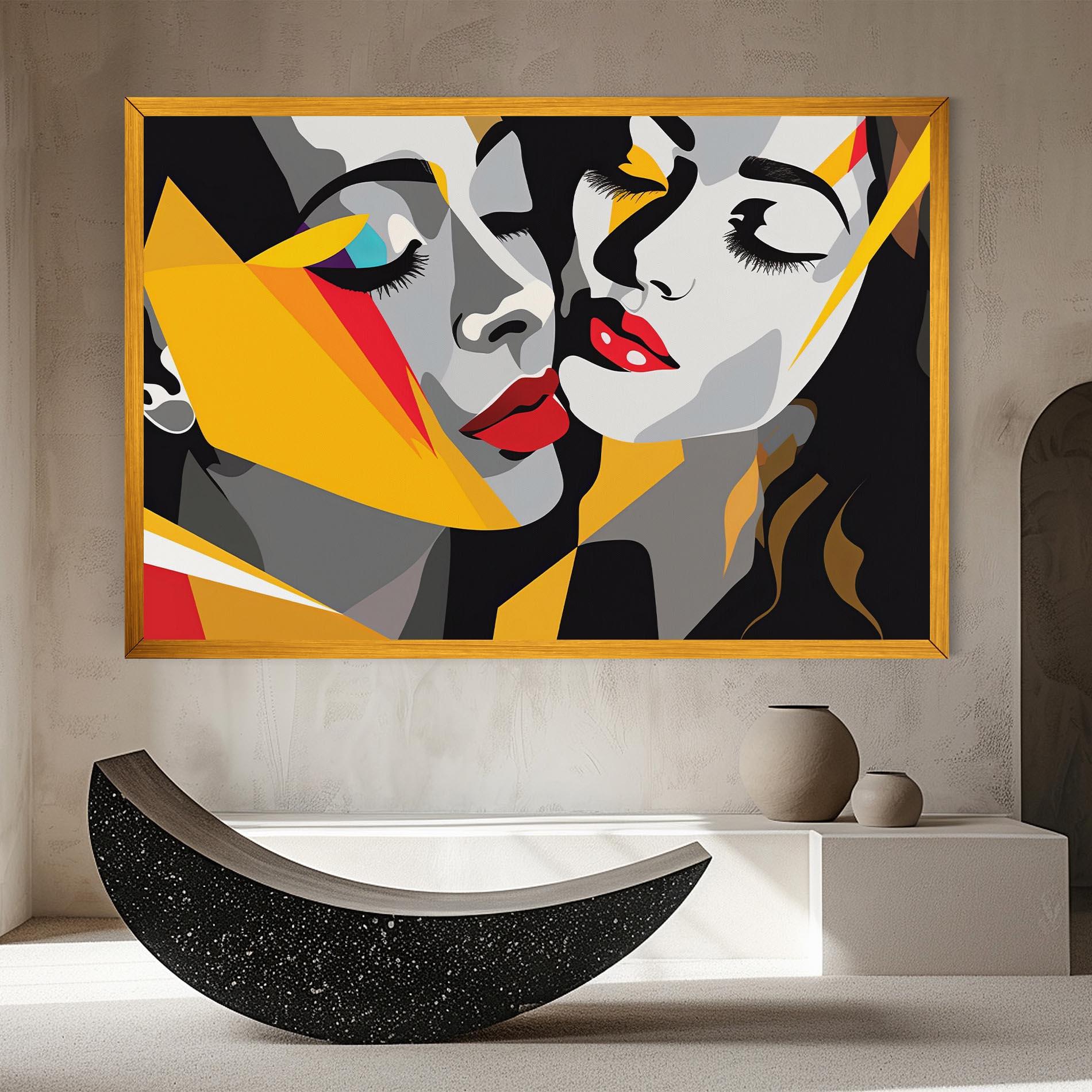 Tablou Canvas Dreamy Modern Female mockup 8