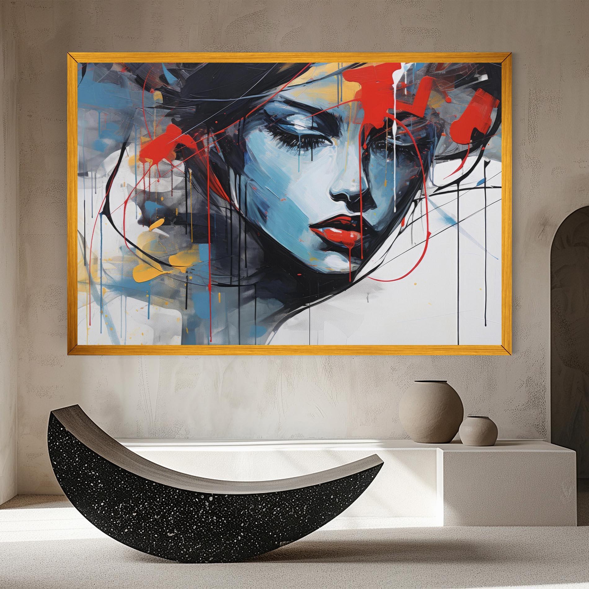 Tablou Canvas Edgy Woman mockup 8