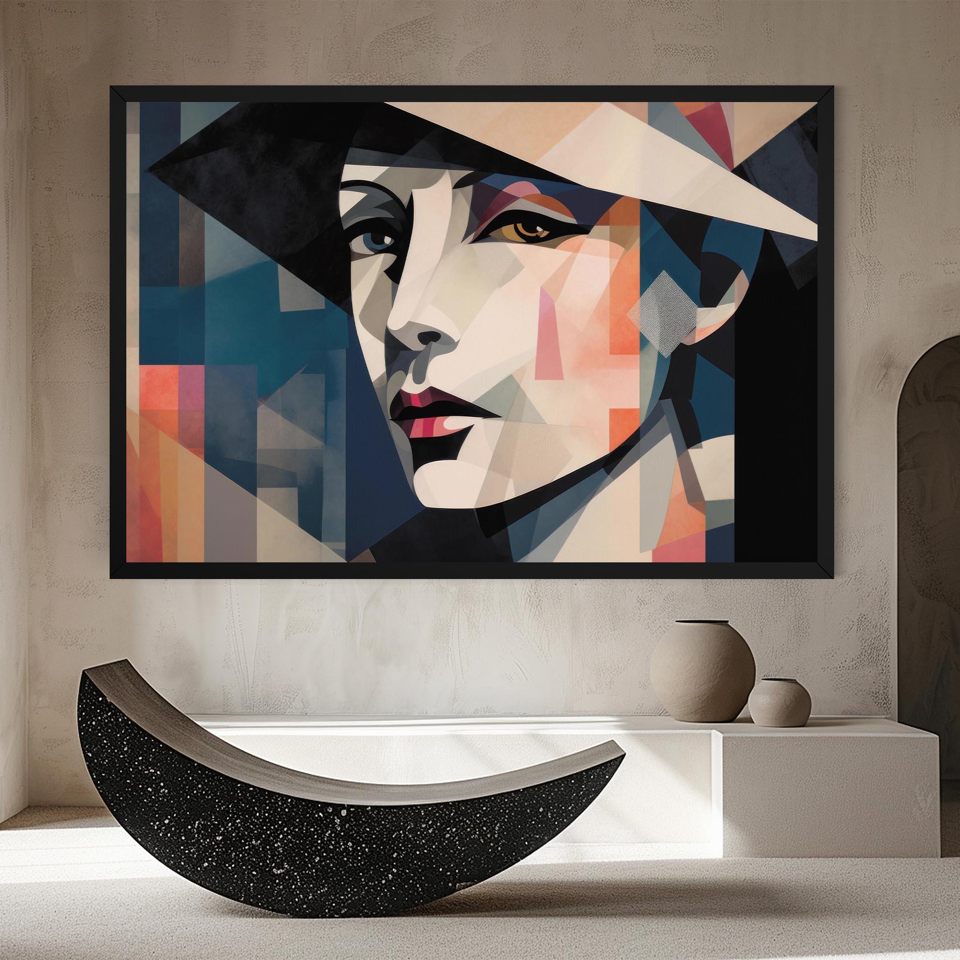 Tablou Canvas Chicago Portrait mockup 8