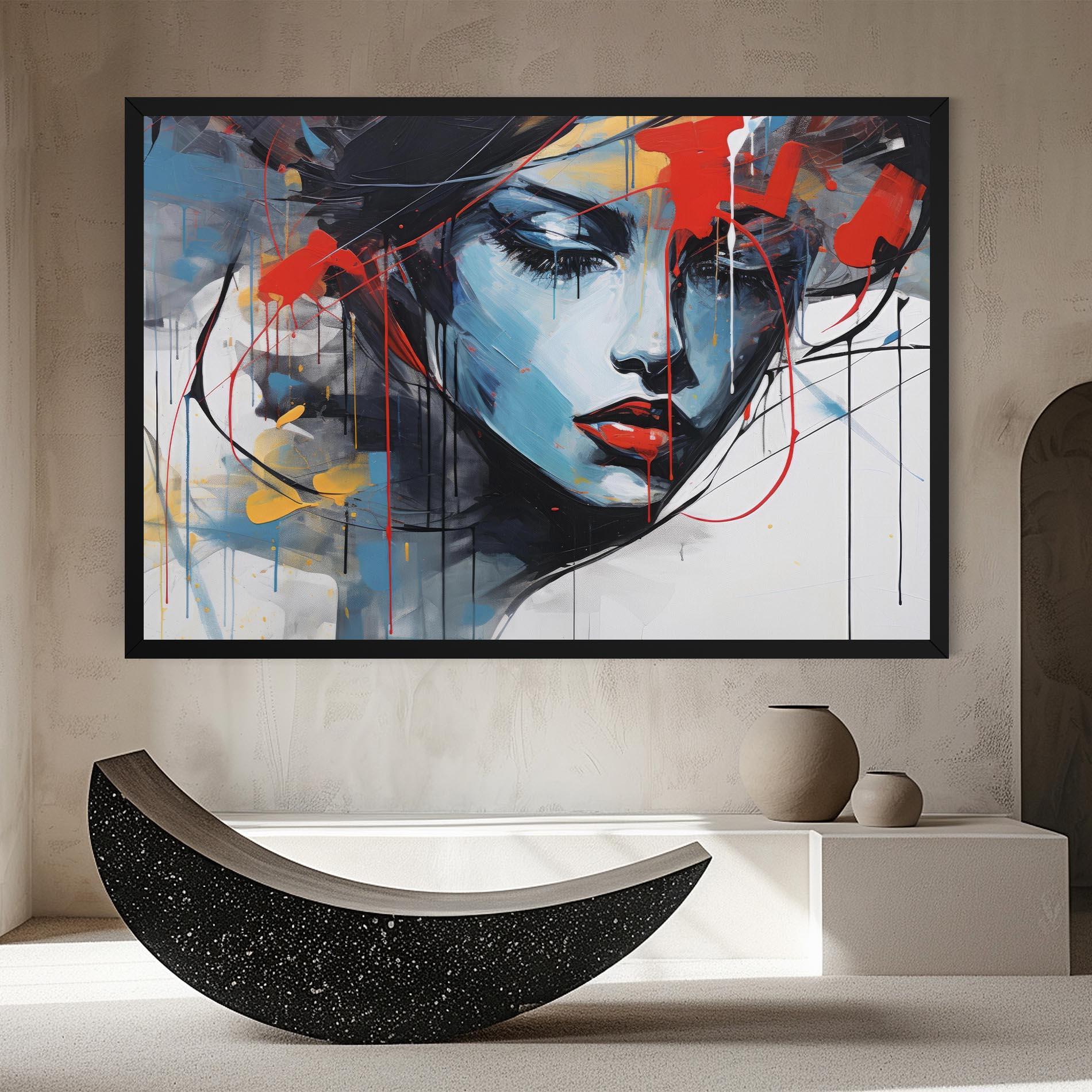 Tablou Canvas Edgy Woman mockup 8