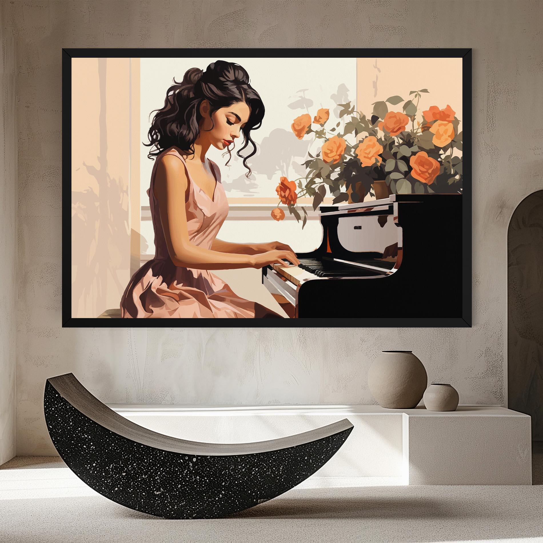 Tablou Canvas Singer Painting mockup 8