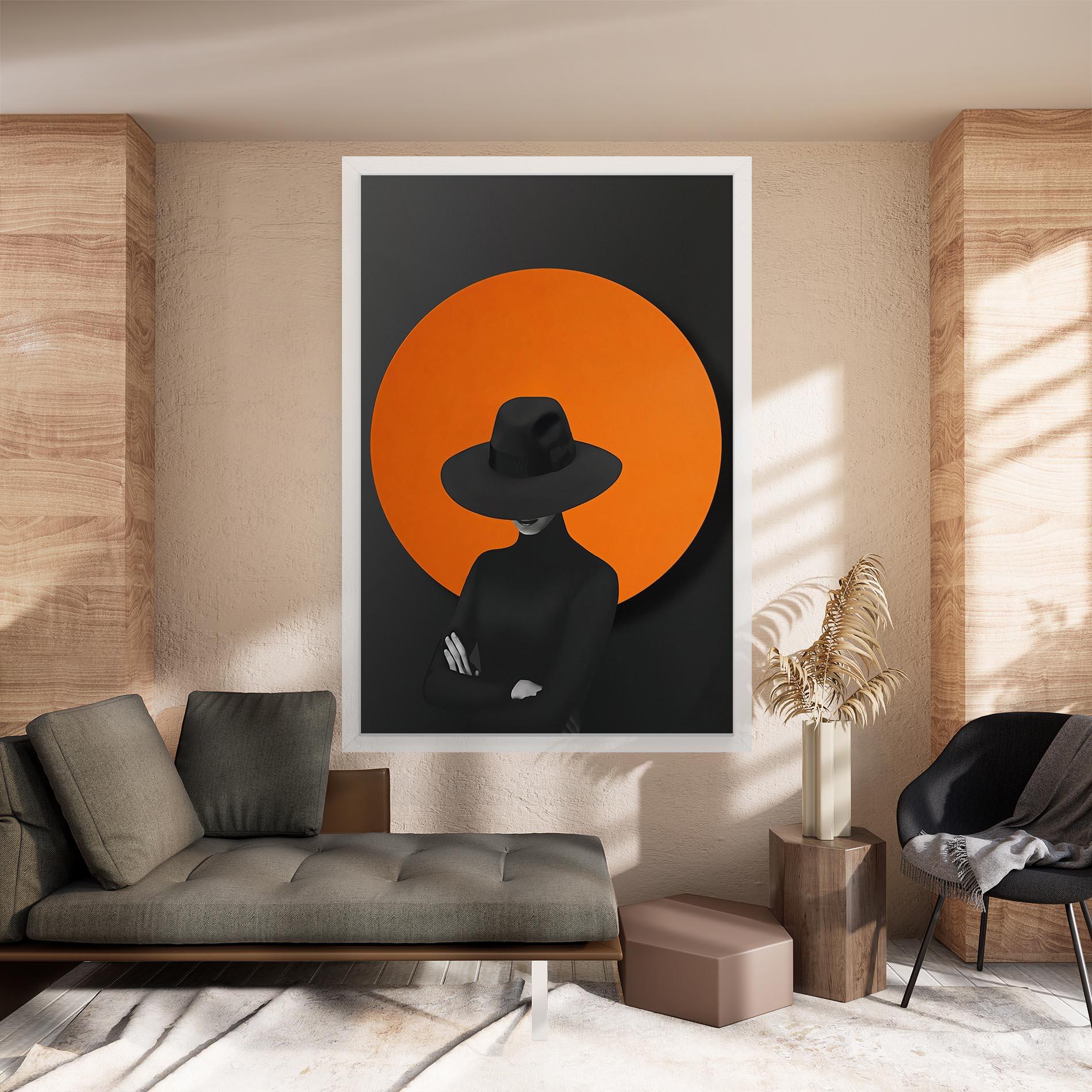 Tablou Canvas Black Fashion mockup 8