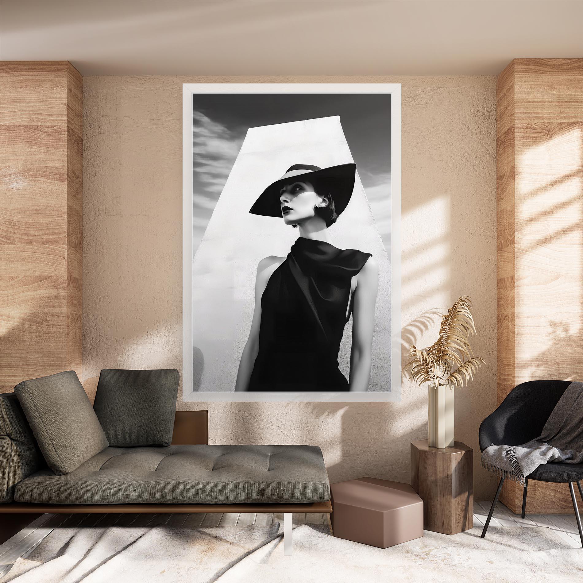 Tablou Canvas Modern Fashion Portrait mockup 8