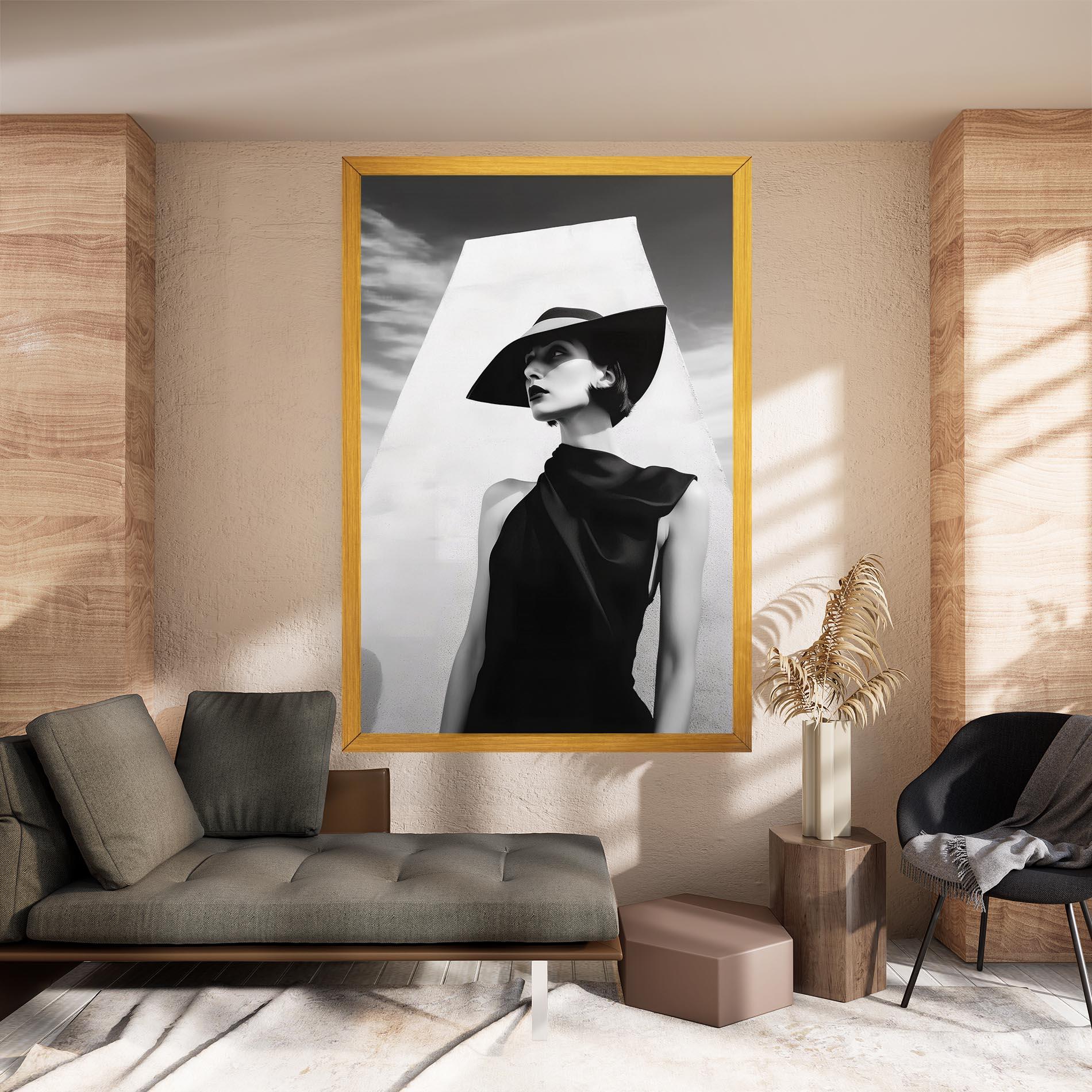 Tablou Canvas Modern Fashion Portrait mockup 8